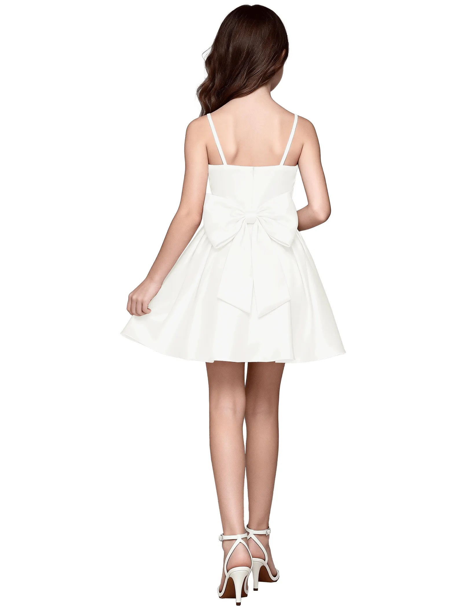 Spitzenkleid mit schulterfreiem Design