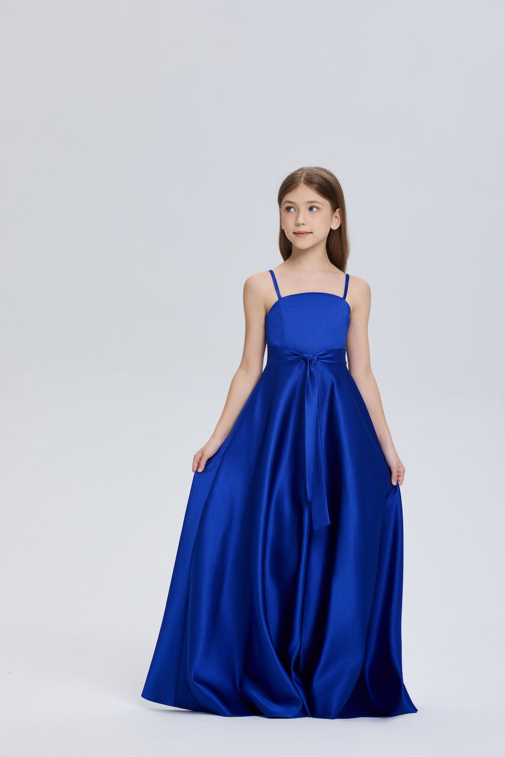 Charming A-Line with Belt Chiffon Dress