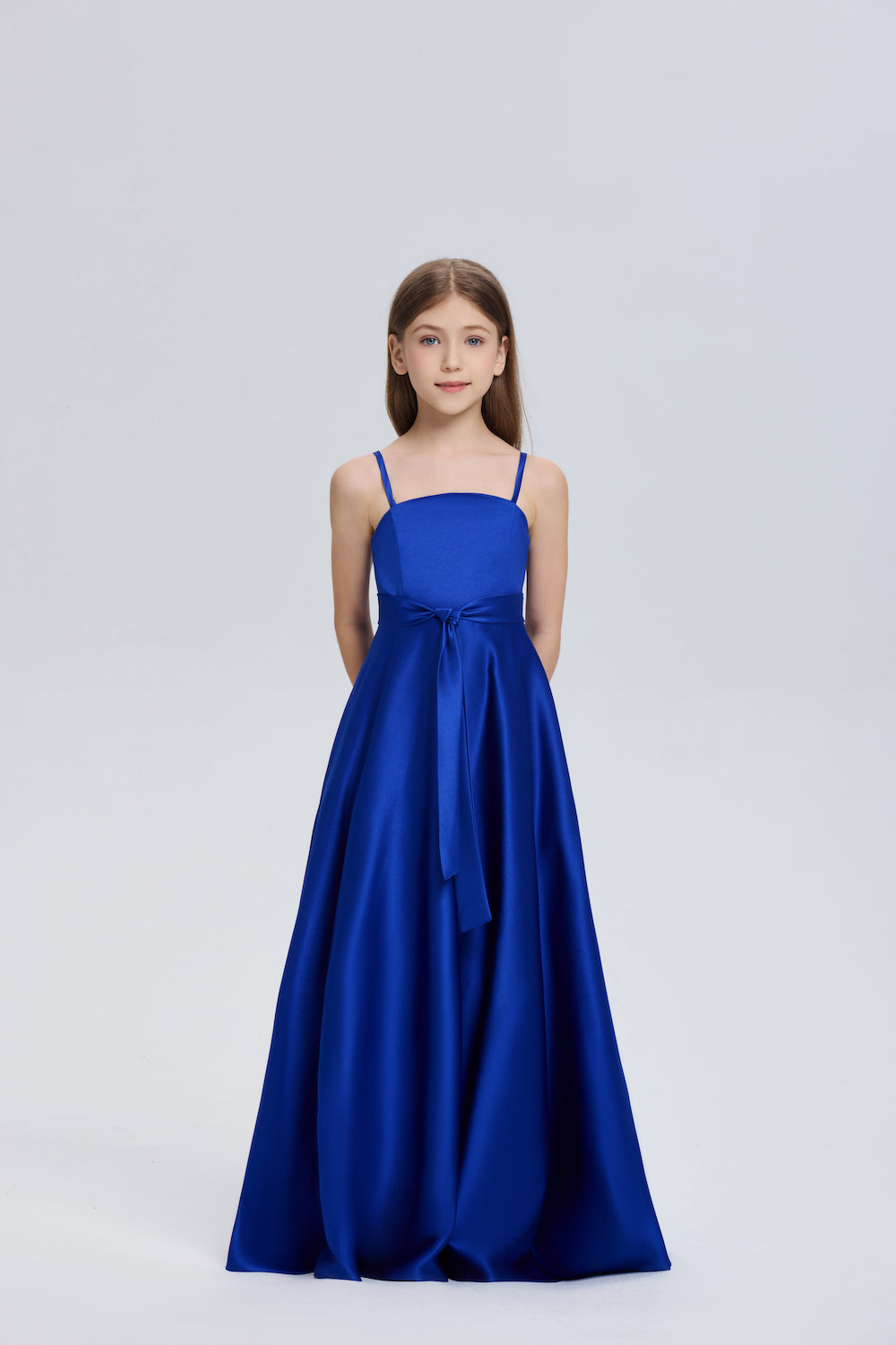 Charming A-Line with Belt Chiffon Dress