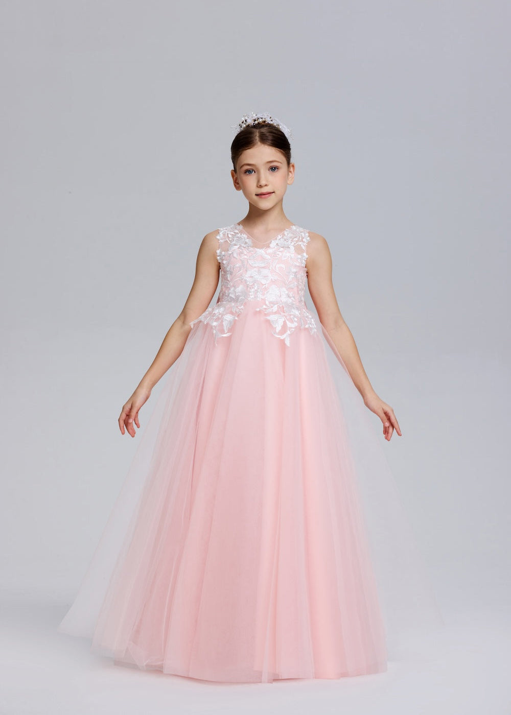 Charming Princess A-Line Tulle Flower Girl Dress