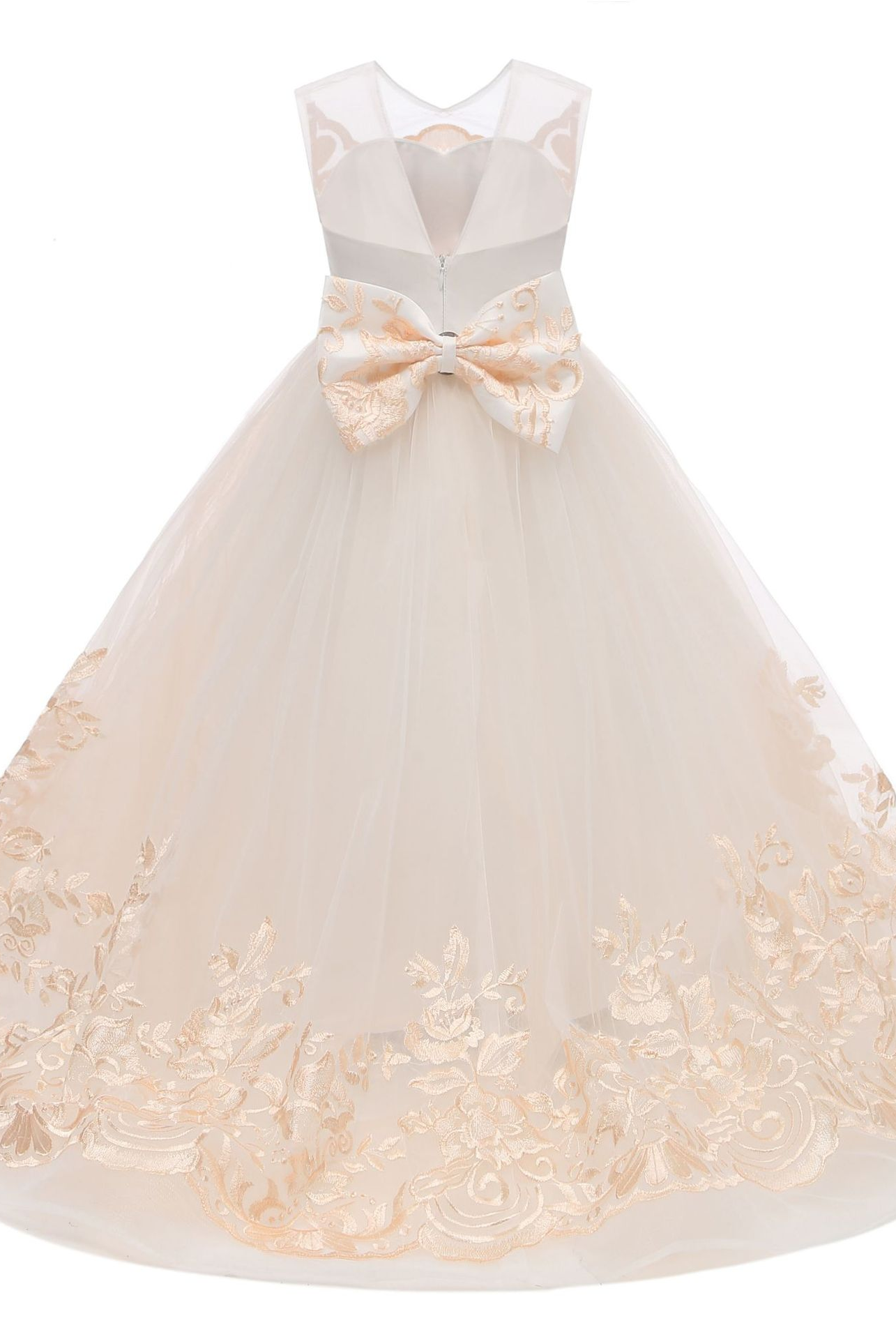Flower Girl Dress for Wedding Bridesmaid Princess Party Gown