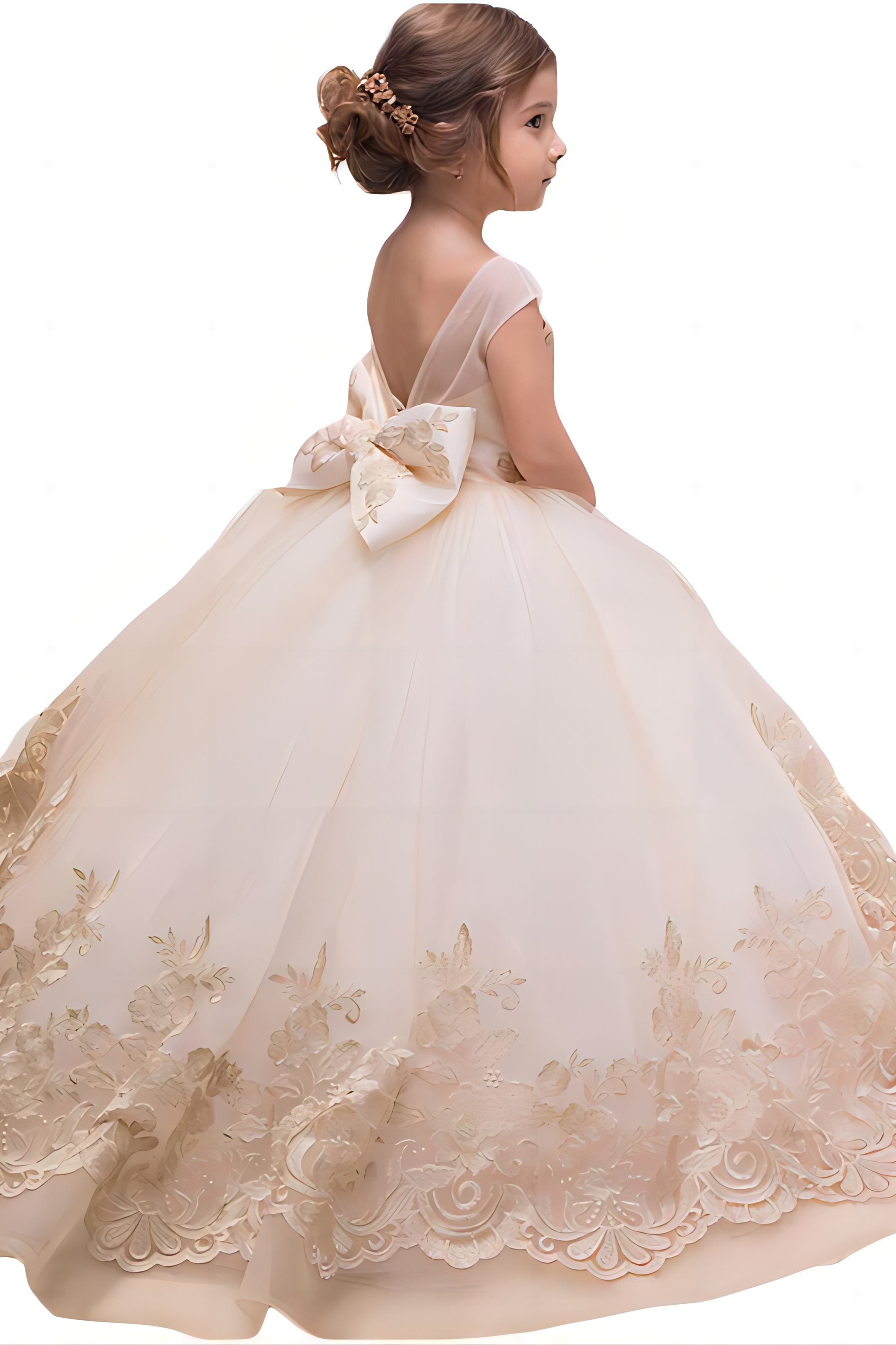Flower Girl Dress for Wedding Bridesmaid Princess Party Gown