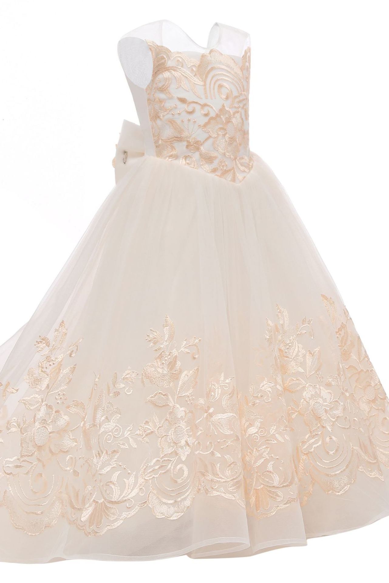Flower Girl Dress for Wedding Bridesmaid Princess Party Gown