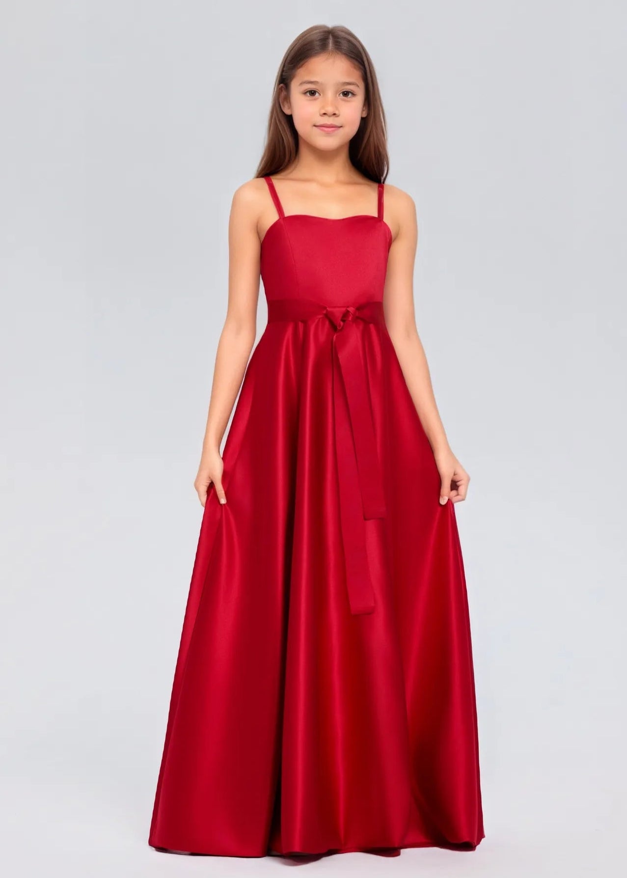 Satin Junior Bridesmaid Dresses