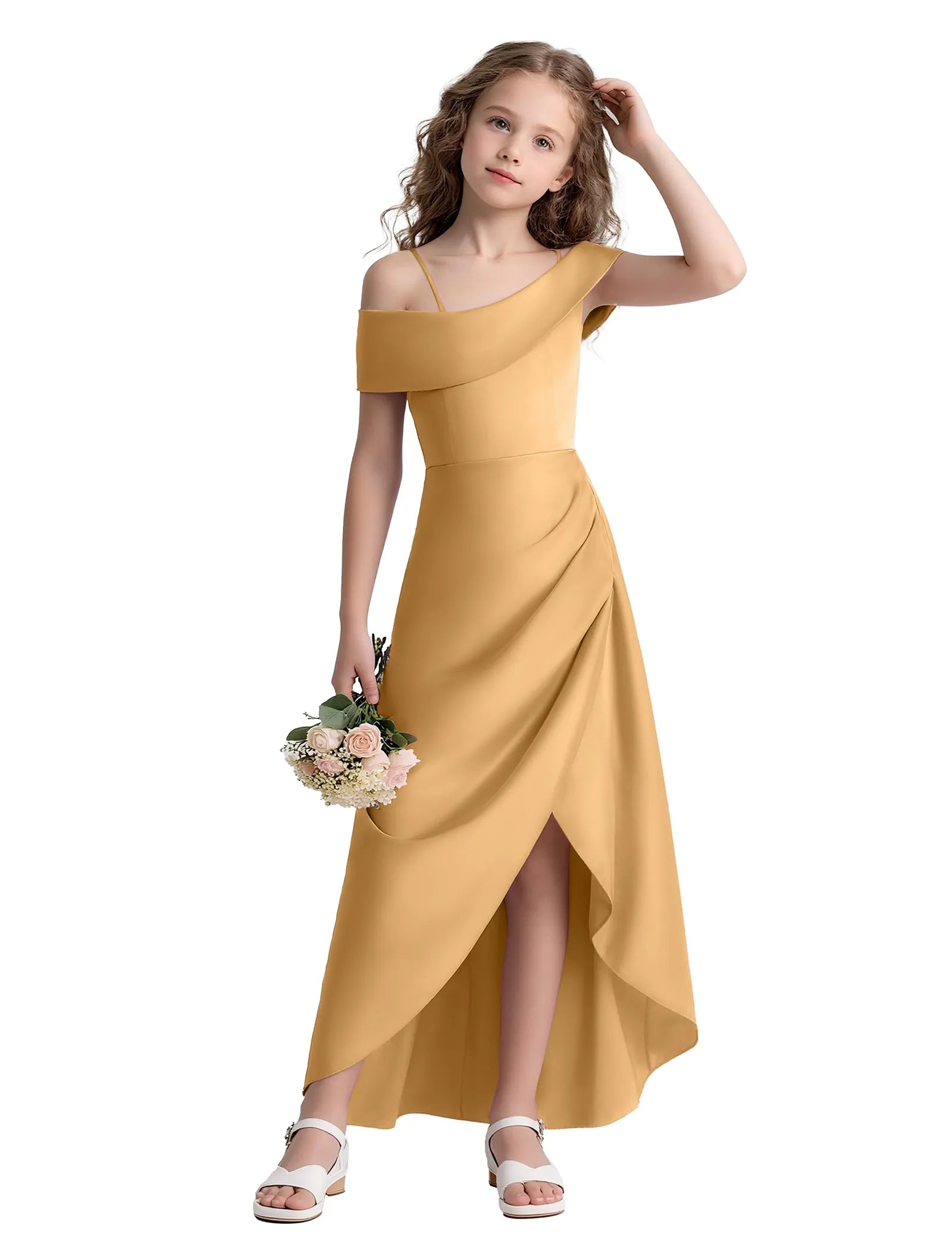 Spitzenkleid mit schulterfreiem Design