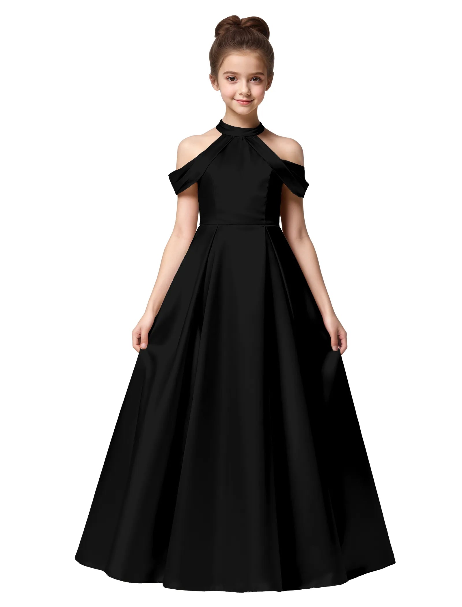 Vestido de princesa sin mangas de encaje