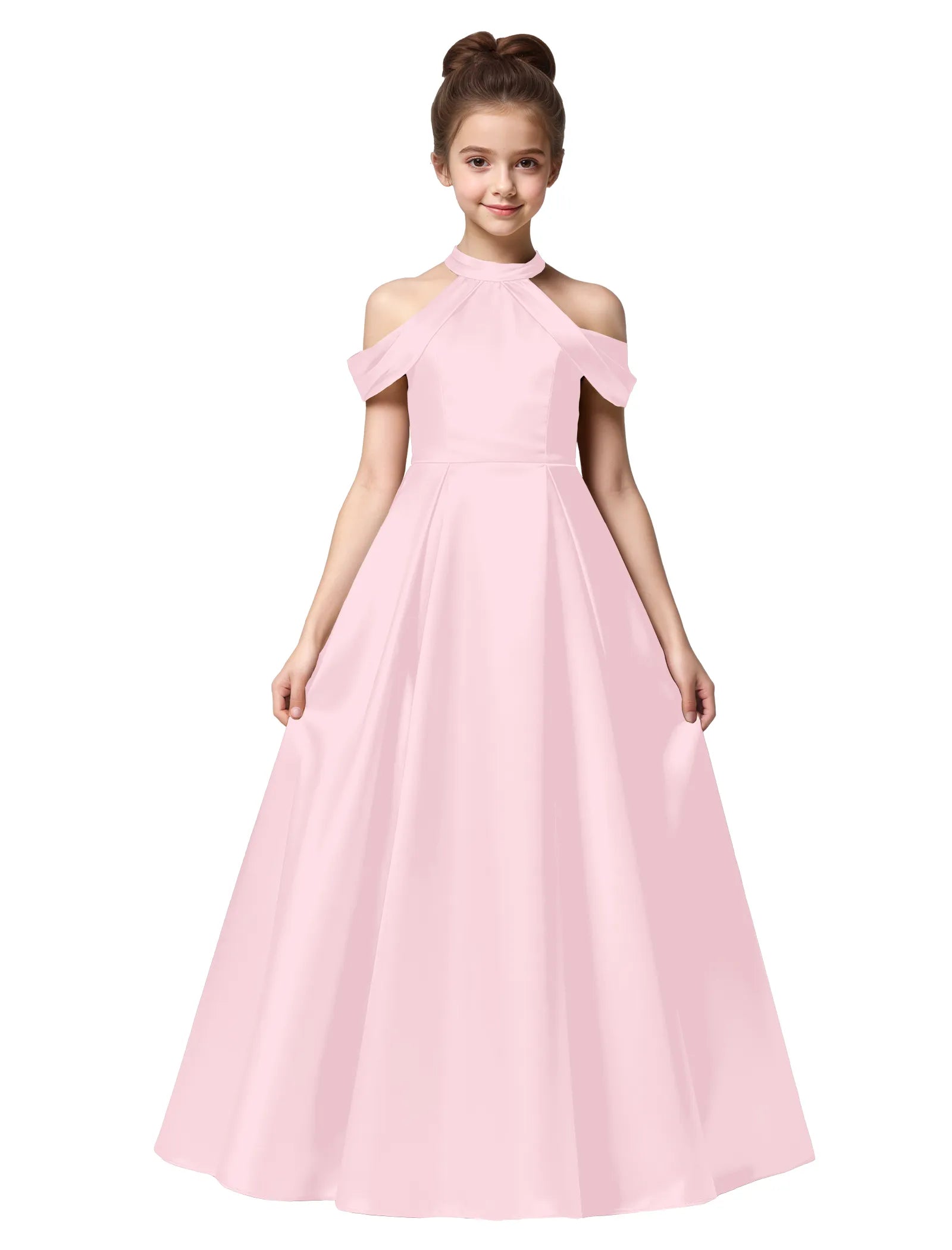 Vestido de princesa sin mangas de encaje