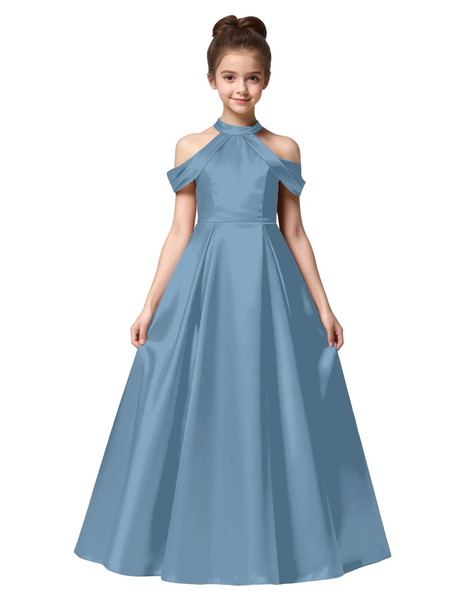 Vestido de princesa sin mangas de encaje