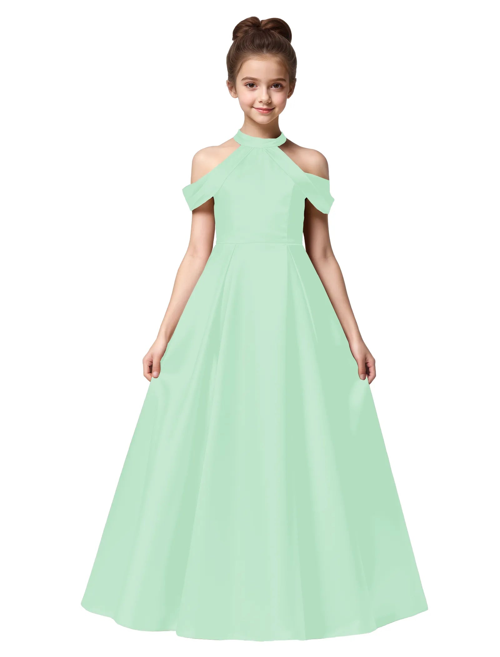 Vestido de princesa sin mangas de encaje