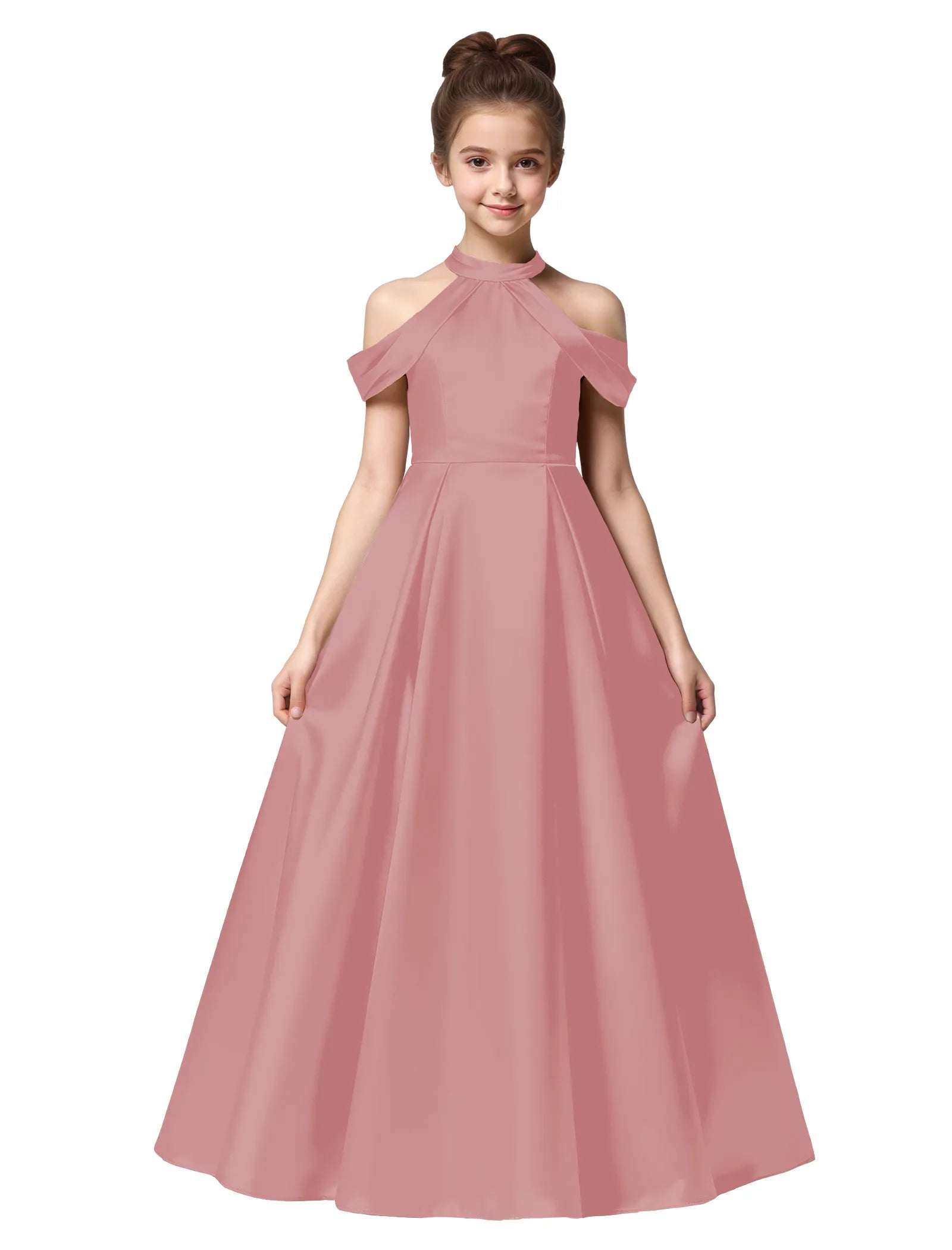 Vestido de princesa sin mangas de encaje
