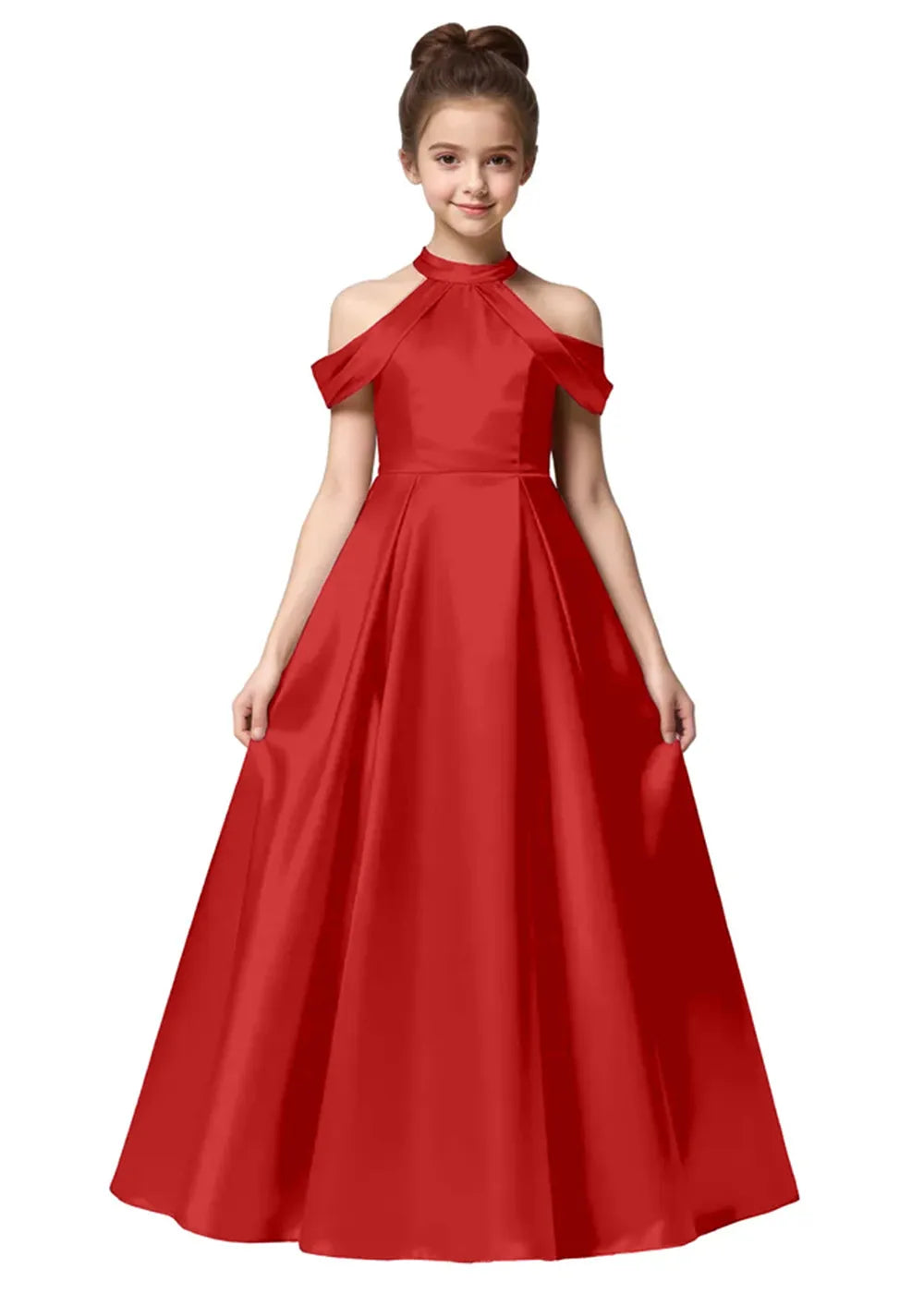 Vestido de princesa sin mangas de encaje