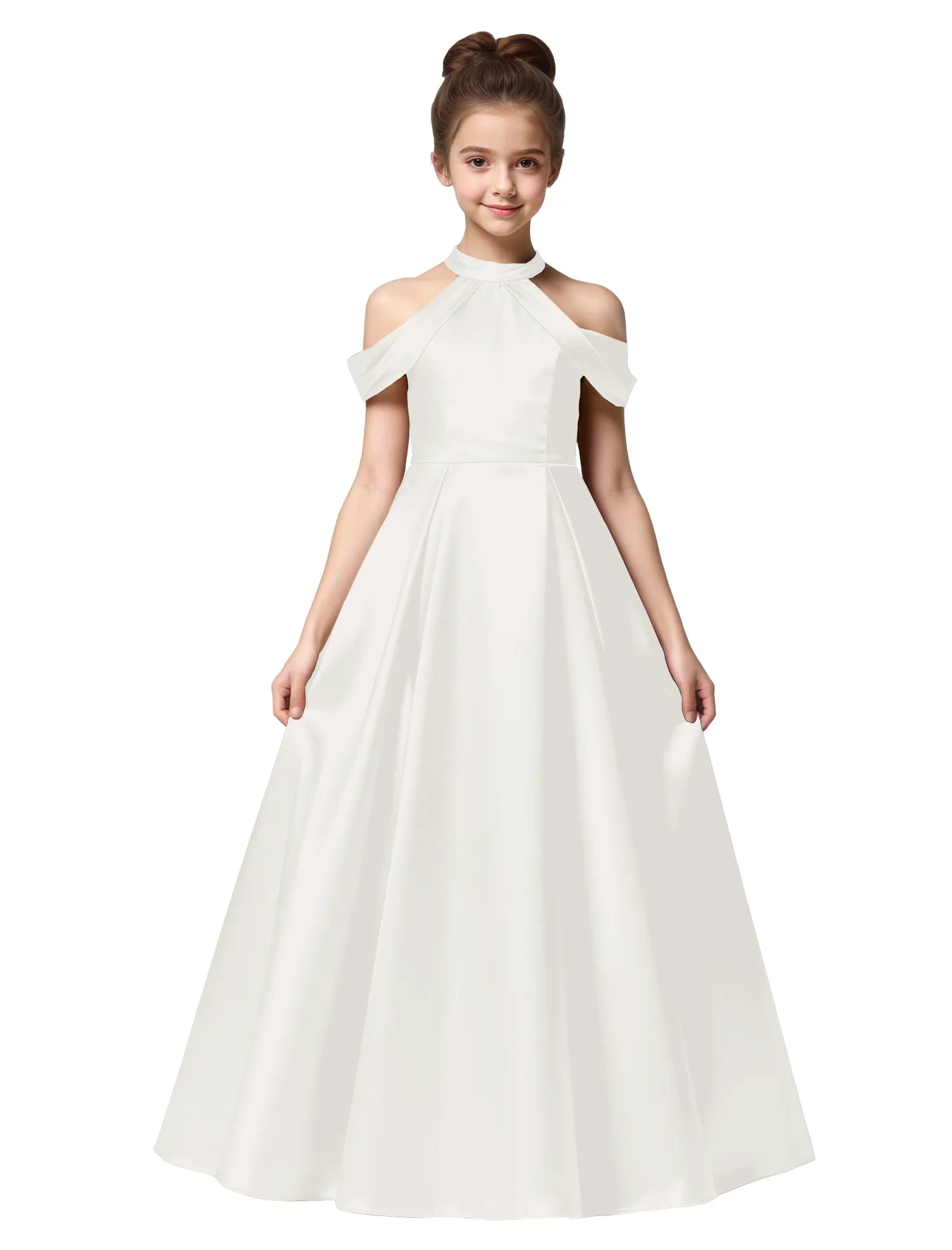 Vestido de princesa sin mangas de encaje