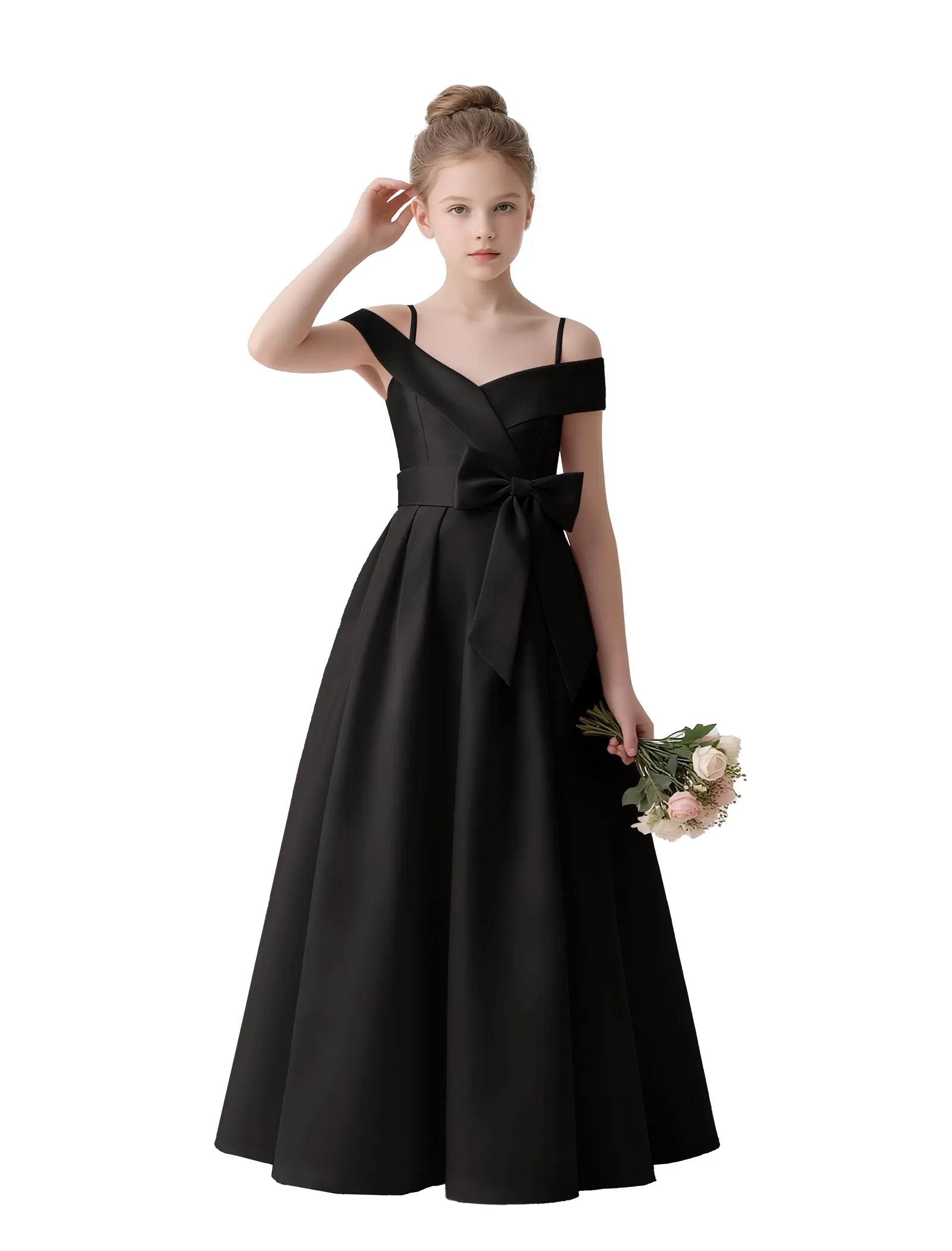 Spitzenkleid mit schulterfreiem Design