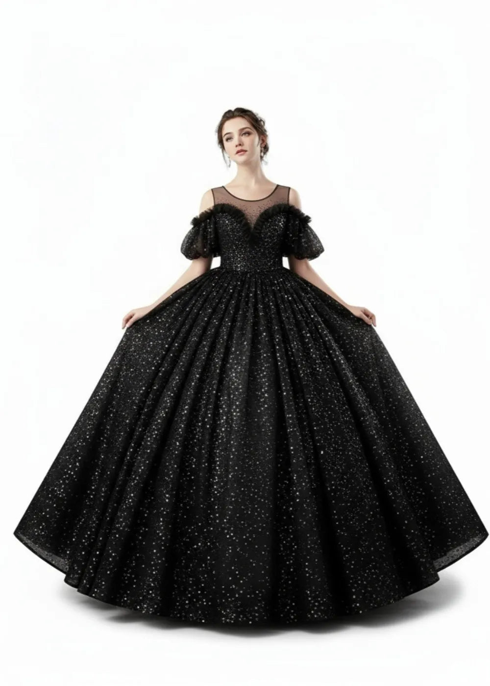 Galaxy Whisper Evening Dress