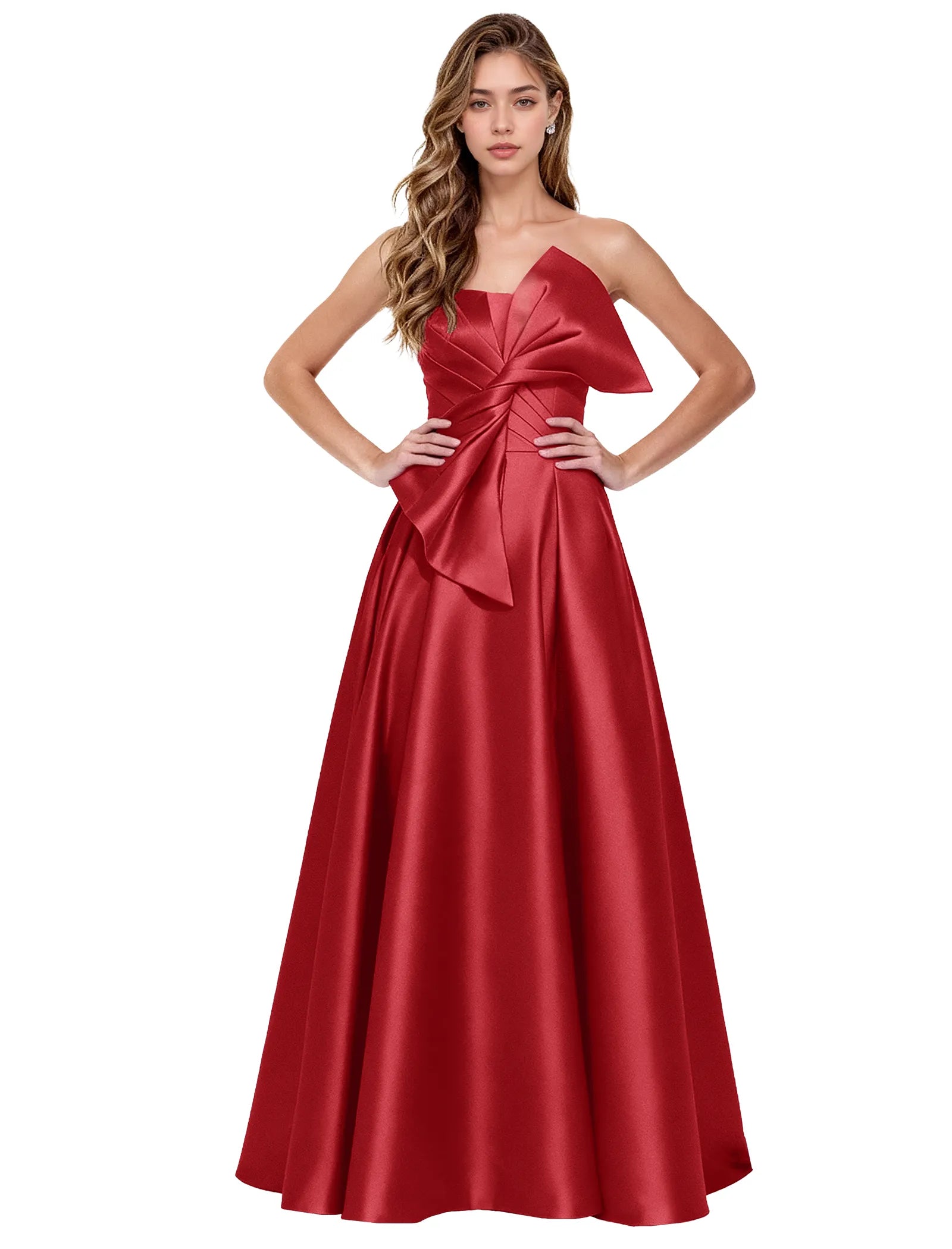 Elegant A Line Evening Gown with Corset Back