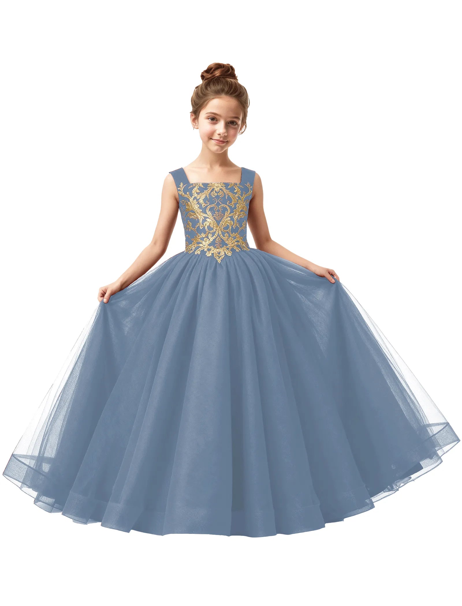 Spitzenkleid mit schulterfreiem Design
