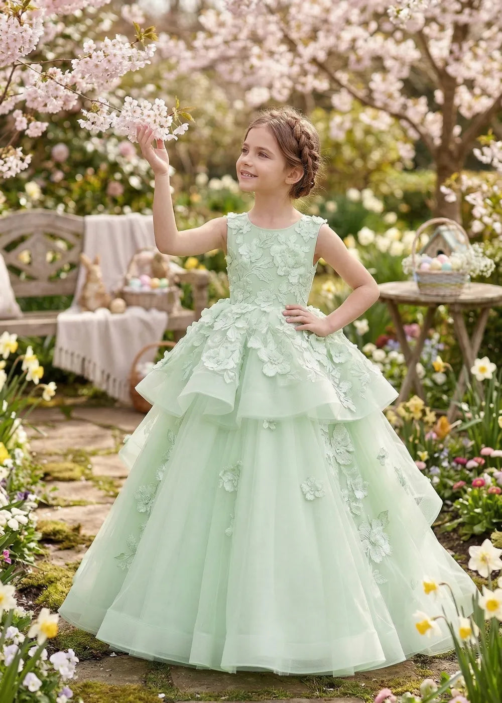 Spitzenkleid mit schulterfreiem Design