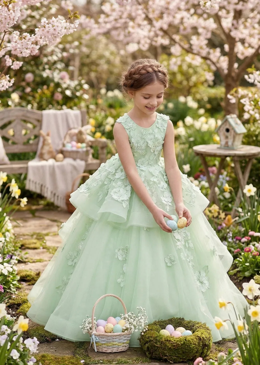 Spitzenkleid mit schulterfreiem Design