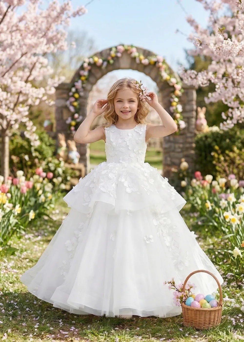 Spitzenkleid mit schulterfreiem Design