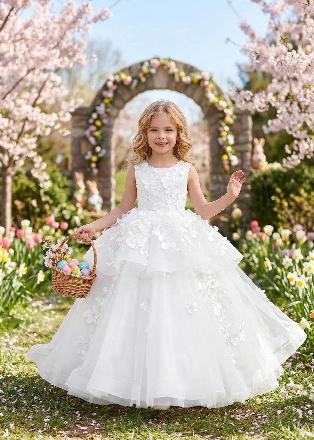 Spitzenkleid mit schulterfreiem Design