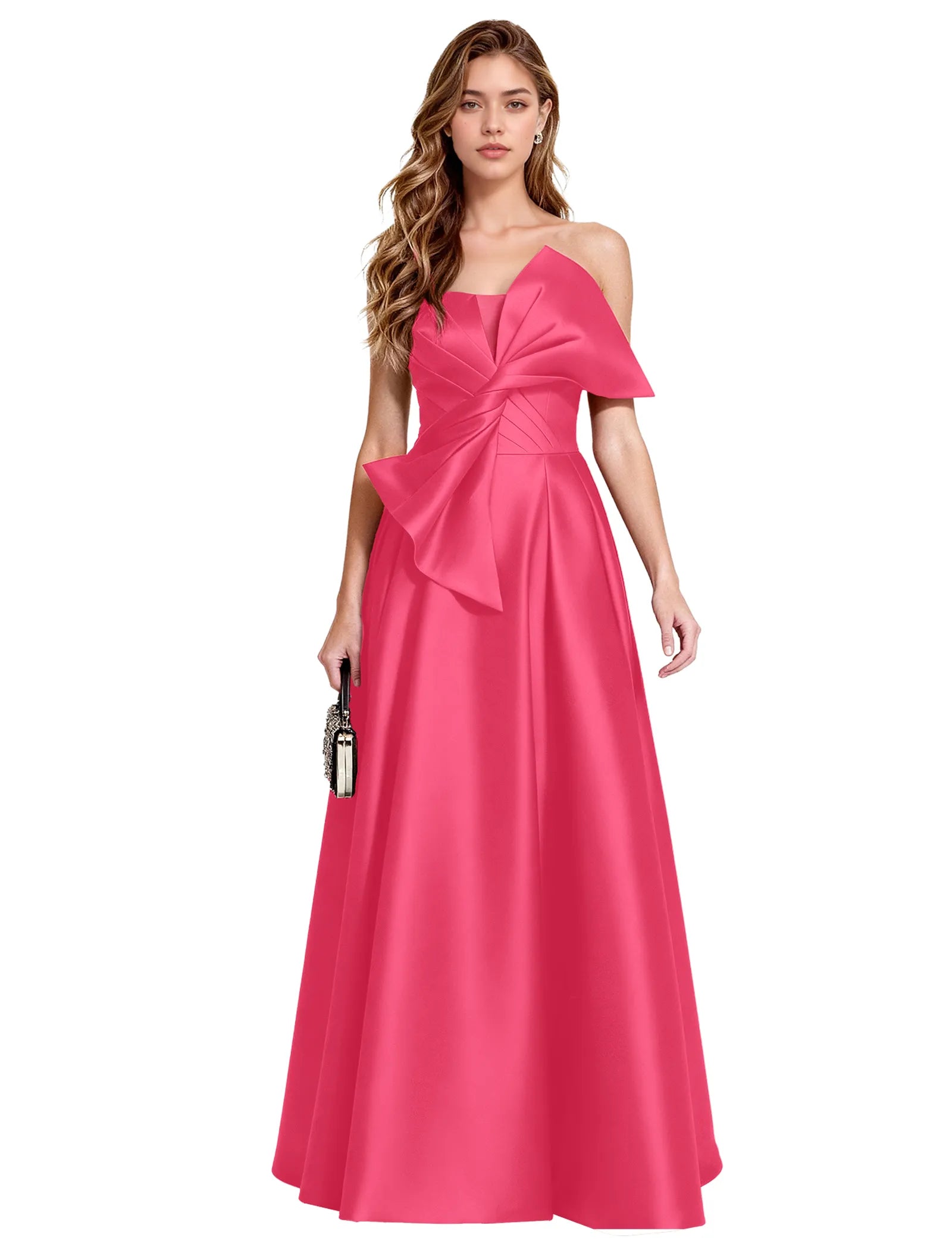 Elegant A Line Evening Gown with Corset Back