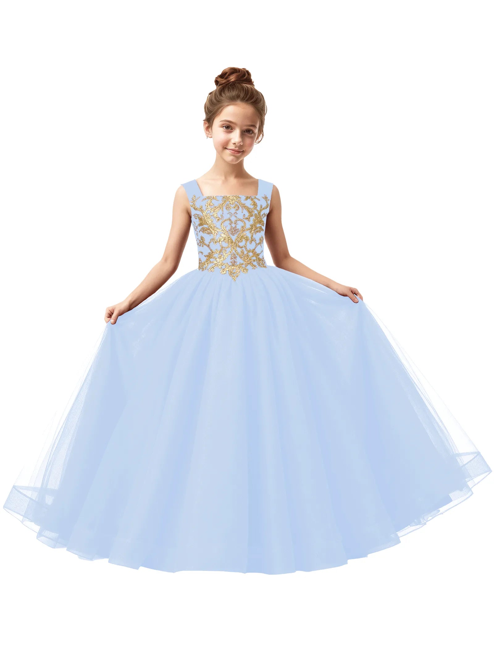 Spitzenkleid mit schulterfreiem Design