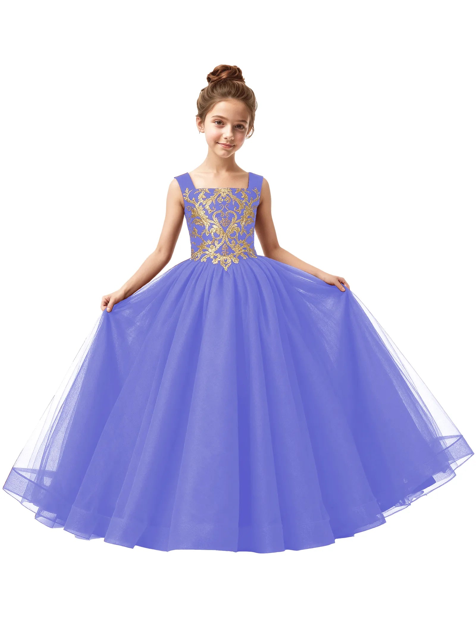Spitzenkleid mit schulterfreiem Design