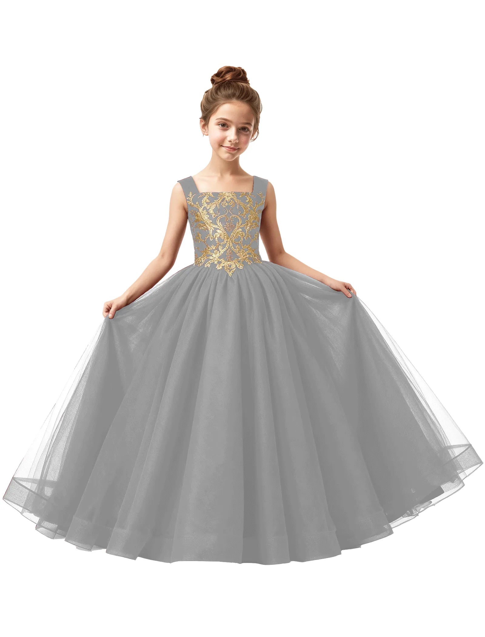 Spitzenkleid mit schulterfreiem Design