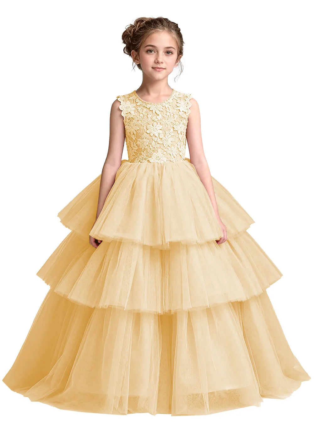 Enchanted Garden Tiered Princess Dress