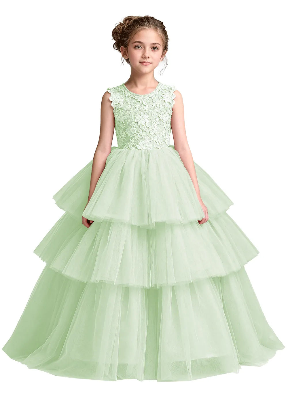 Enchanted Garden Tiered Princess Dress