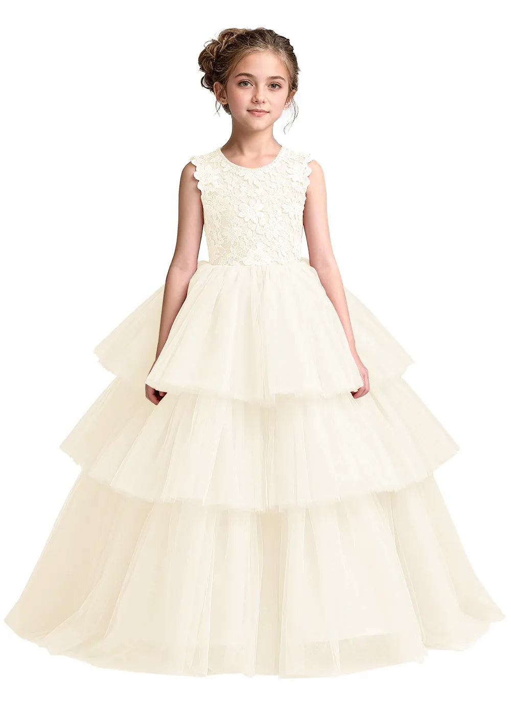 Enchanted Garden Tiered Princess Dress