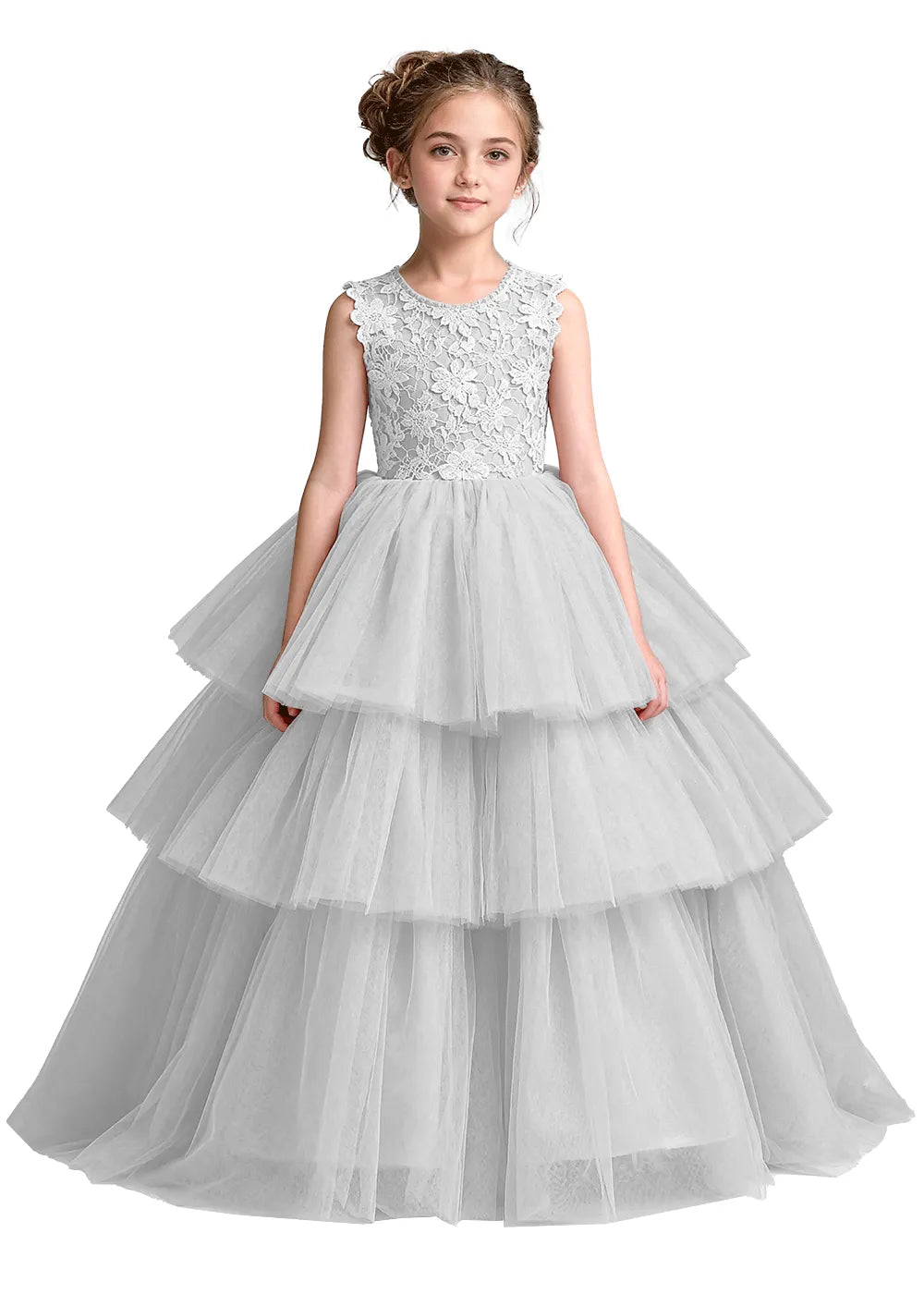 Enchanted Garden Tiered Princess Dress