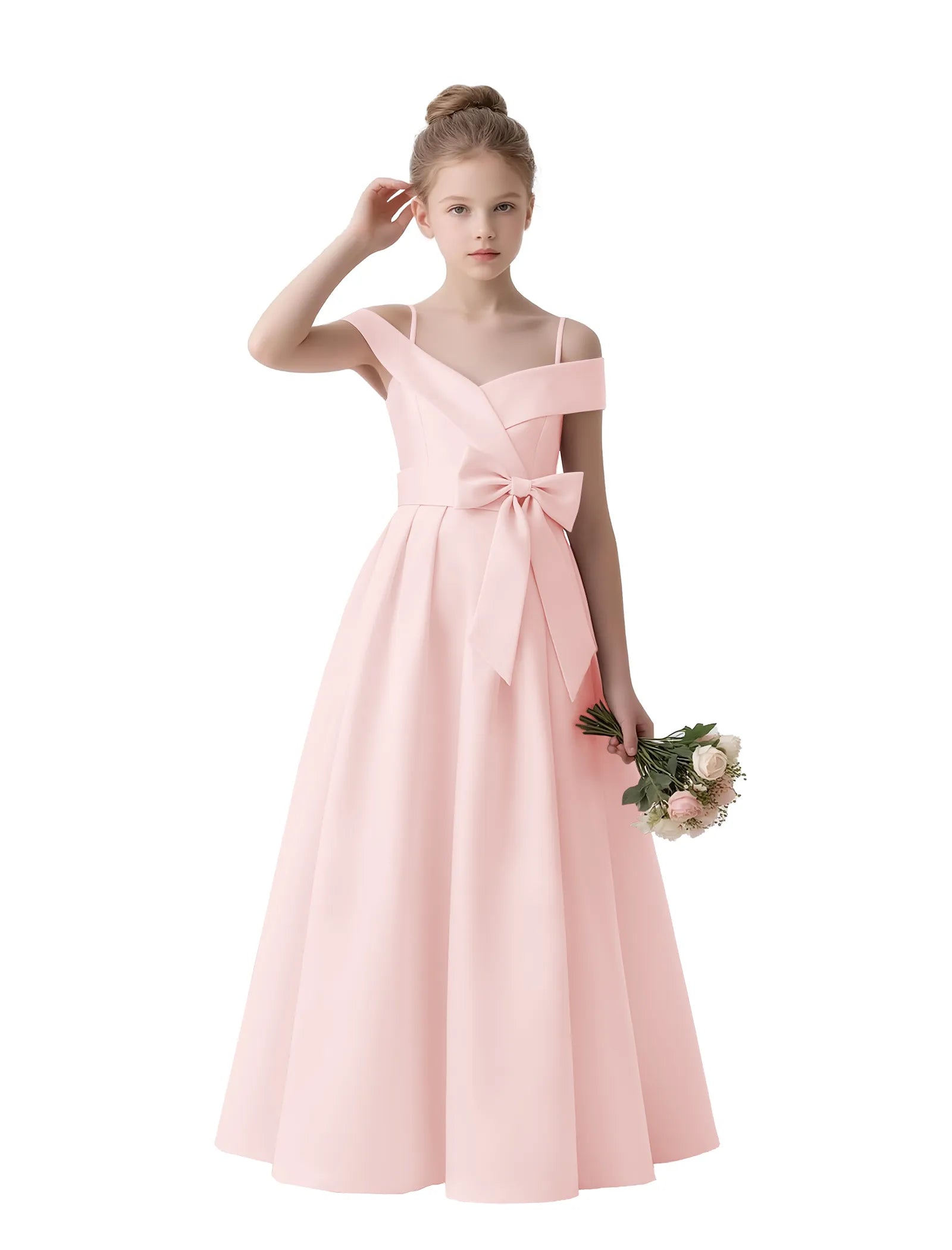 Spitzenkleid mit schulterfreiem Design