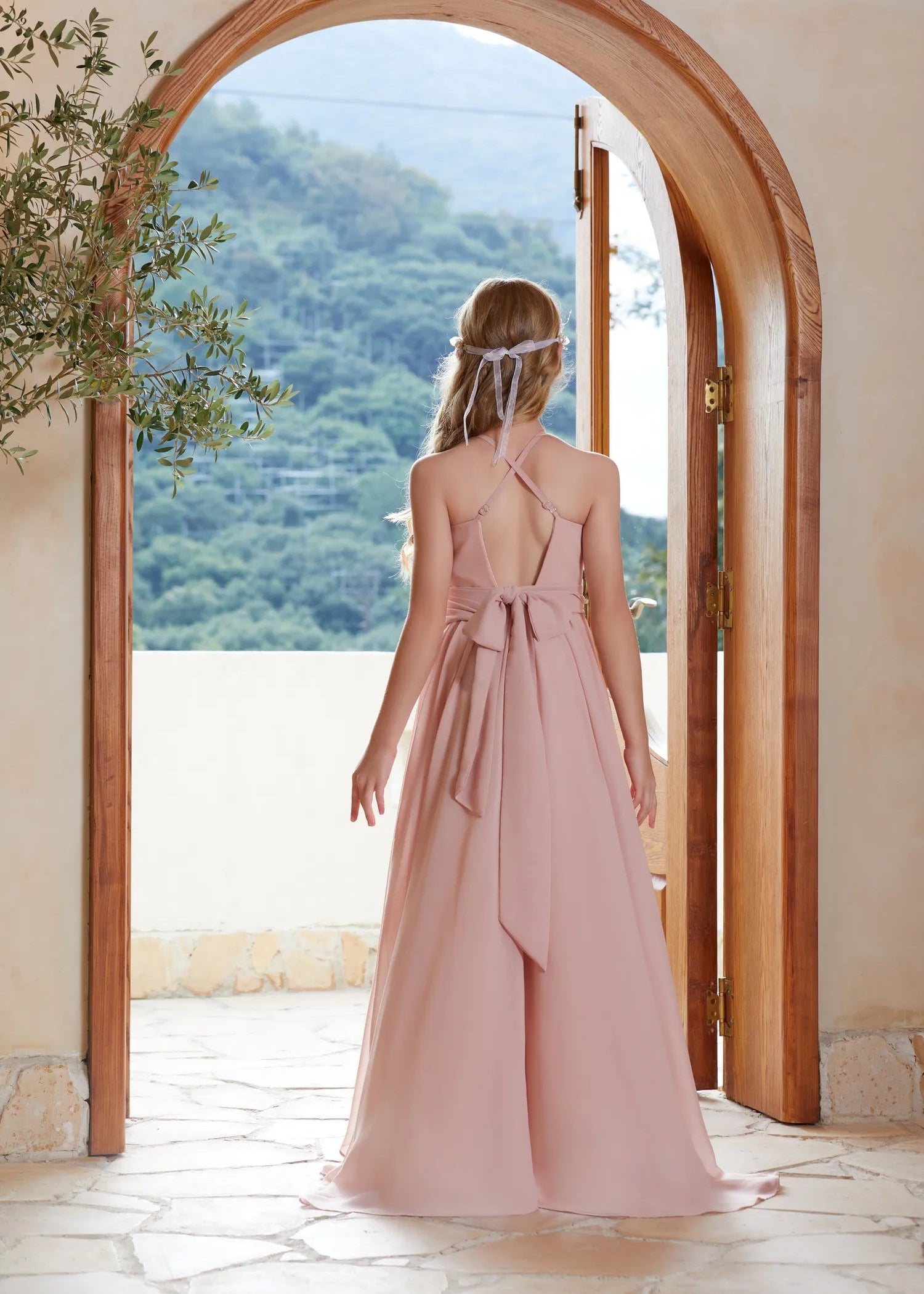 Boho High-Low Halter Dress