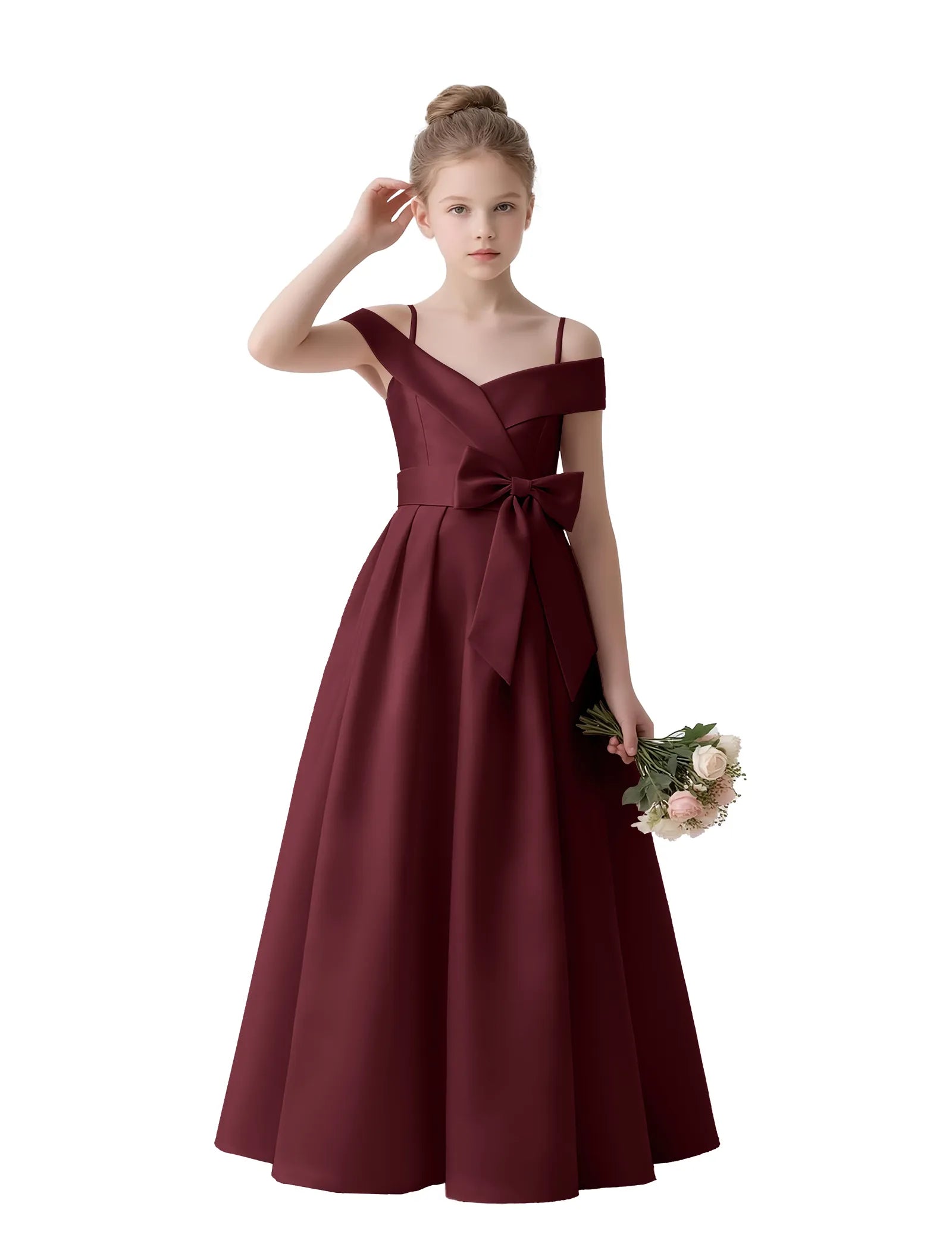 Spitzenkleid mit schulterfreiem Design