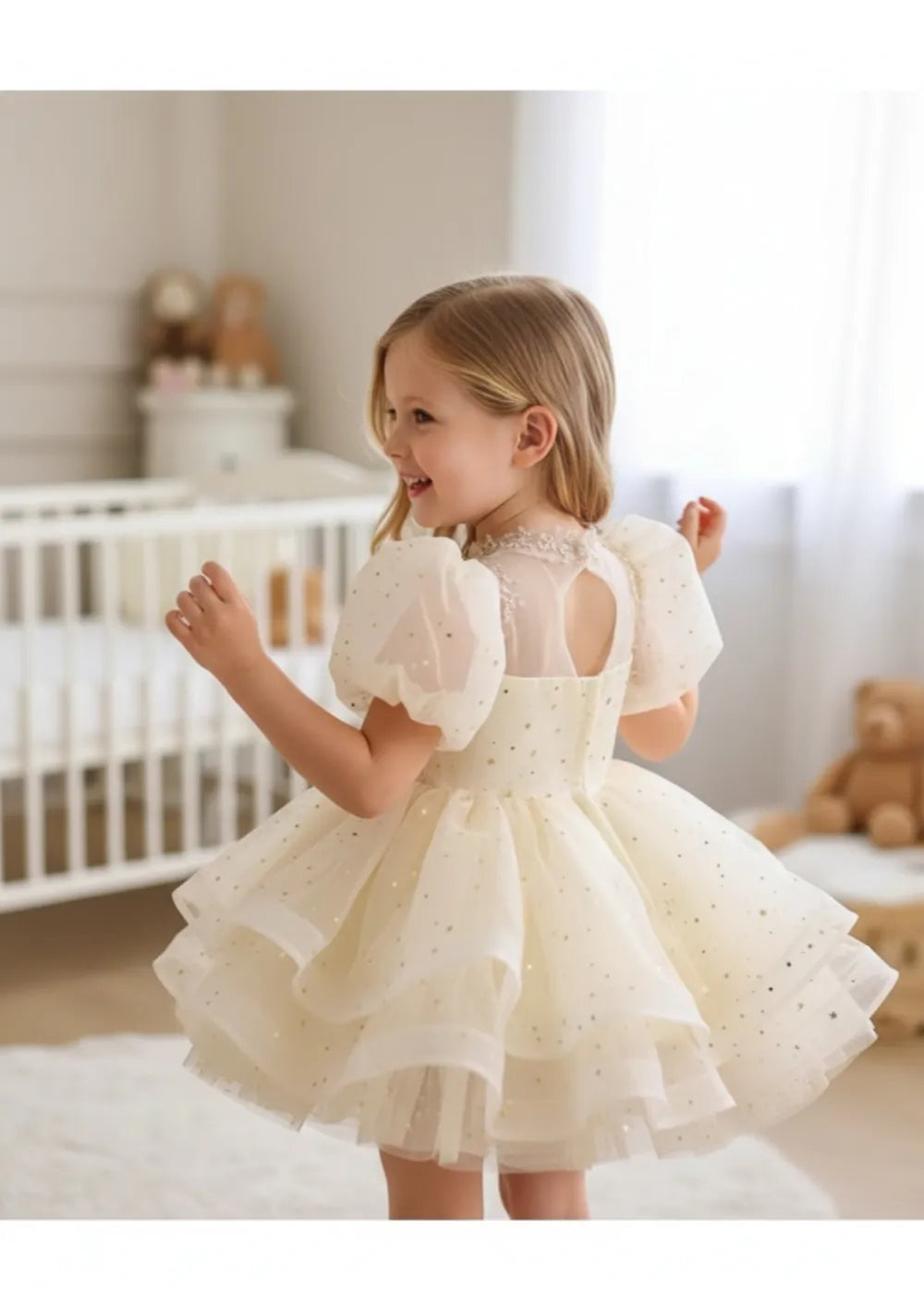 Little Princess Bubble Skirt Tea Party Dress