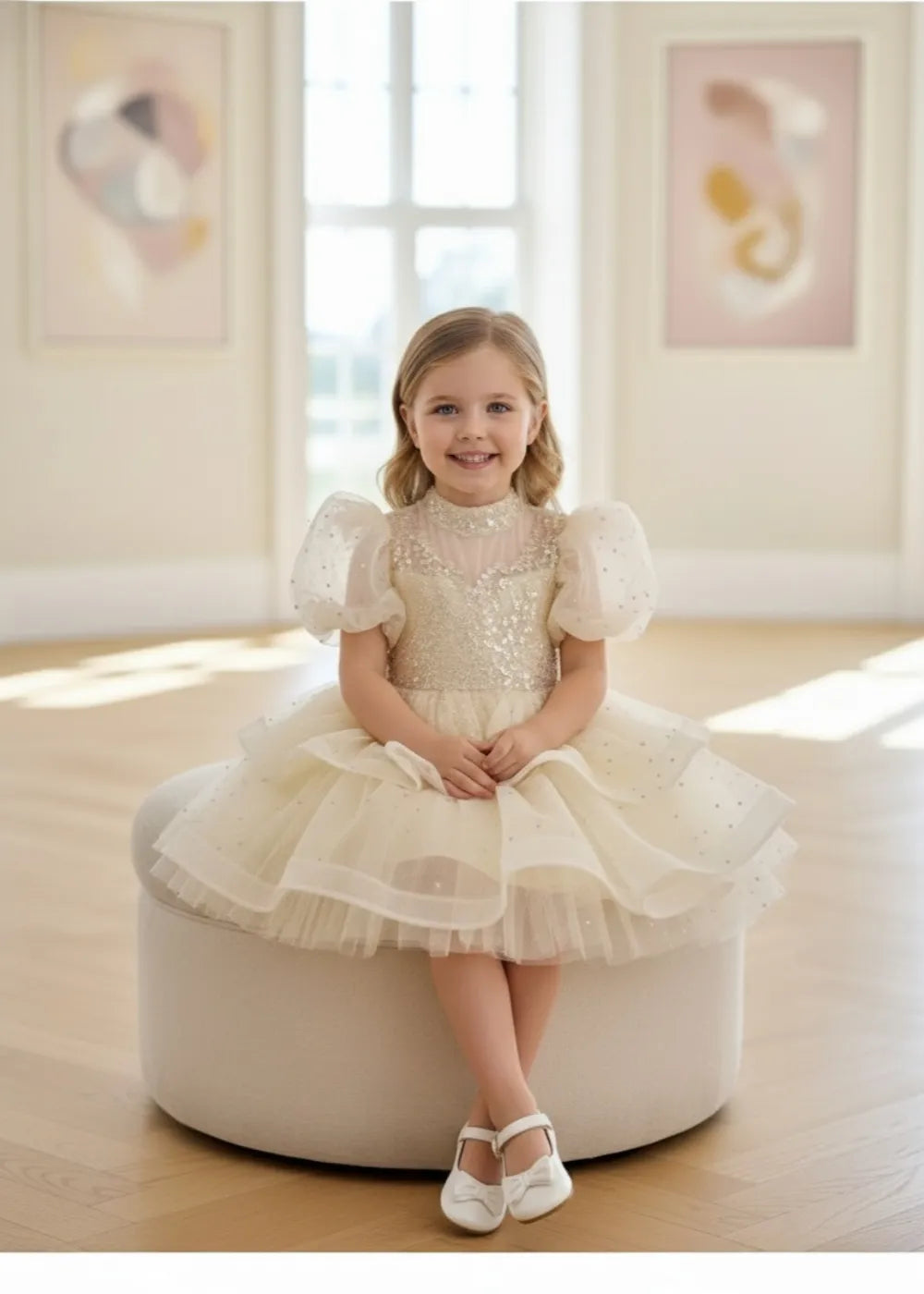 Little Princess Bubble Skirt Tea Party Dress