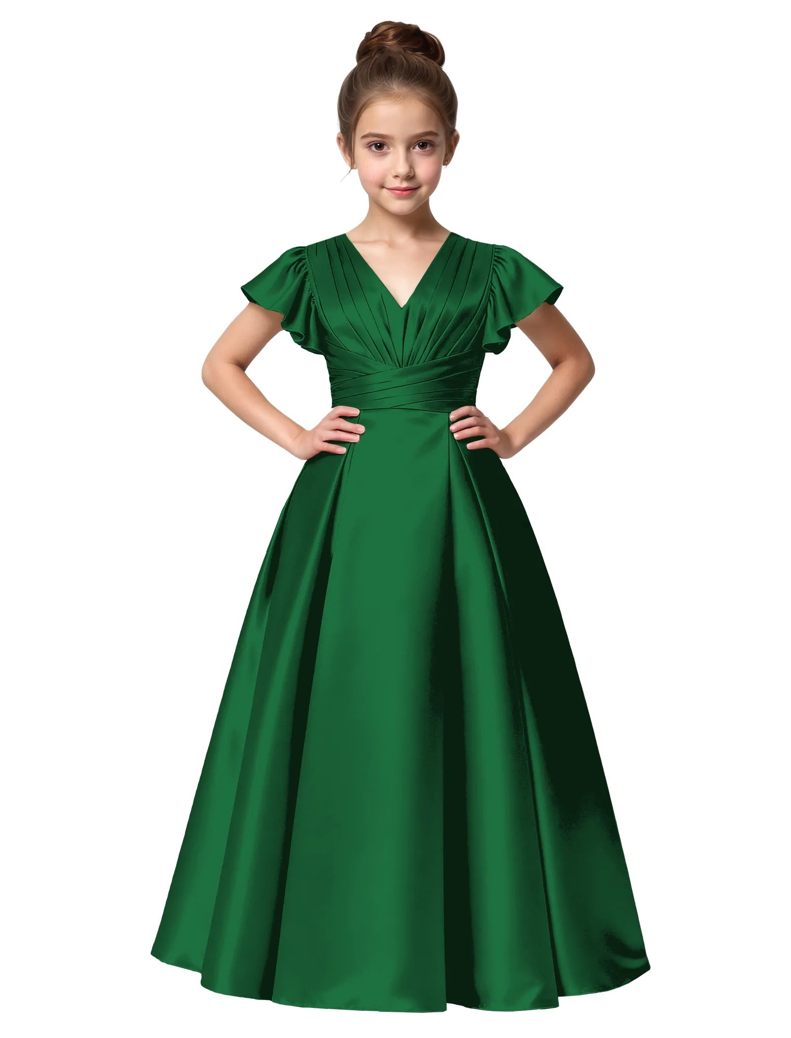 Vestido de princesa sin mangas de encaje