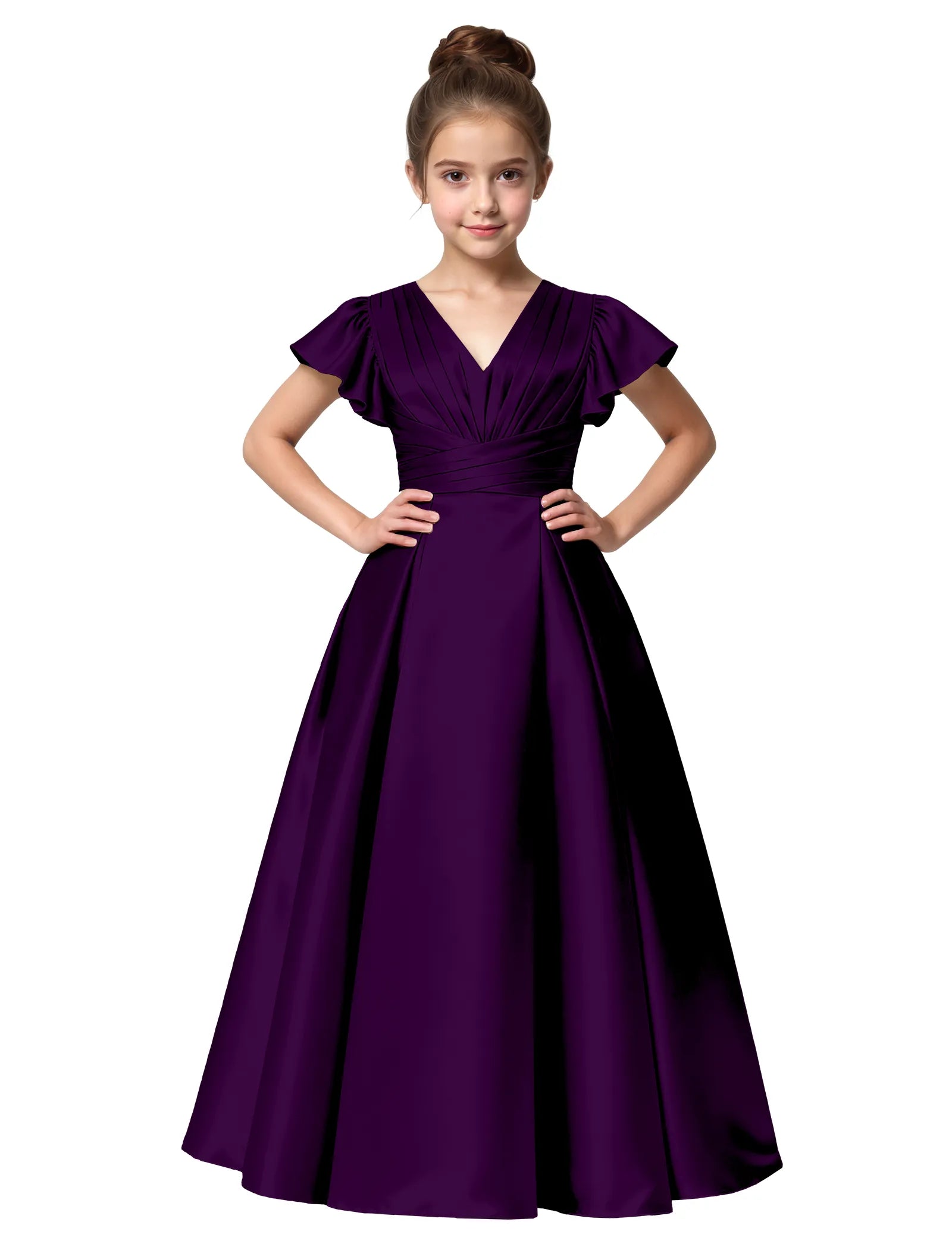 Vestido de princesa sin mangas de encaje