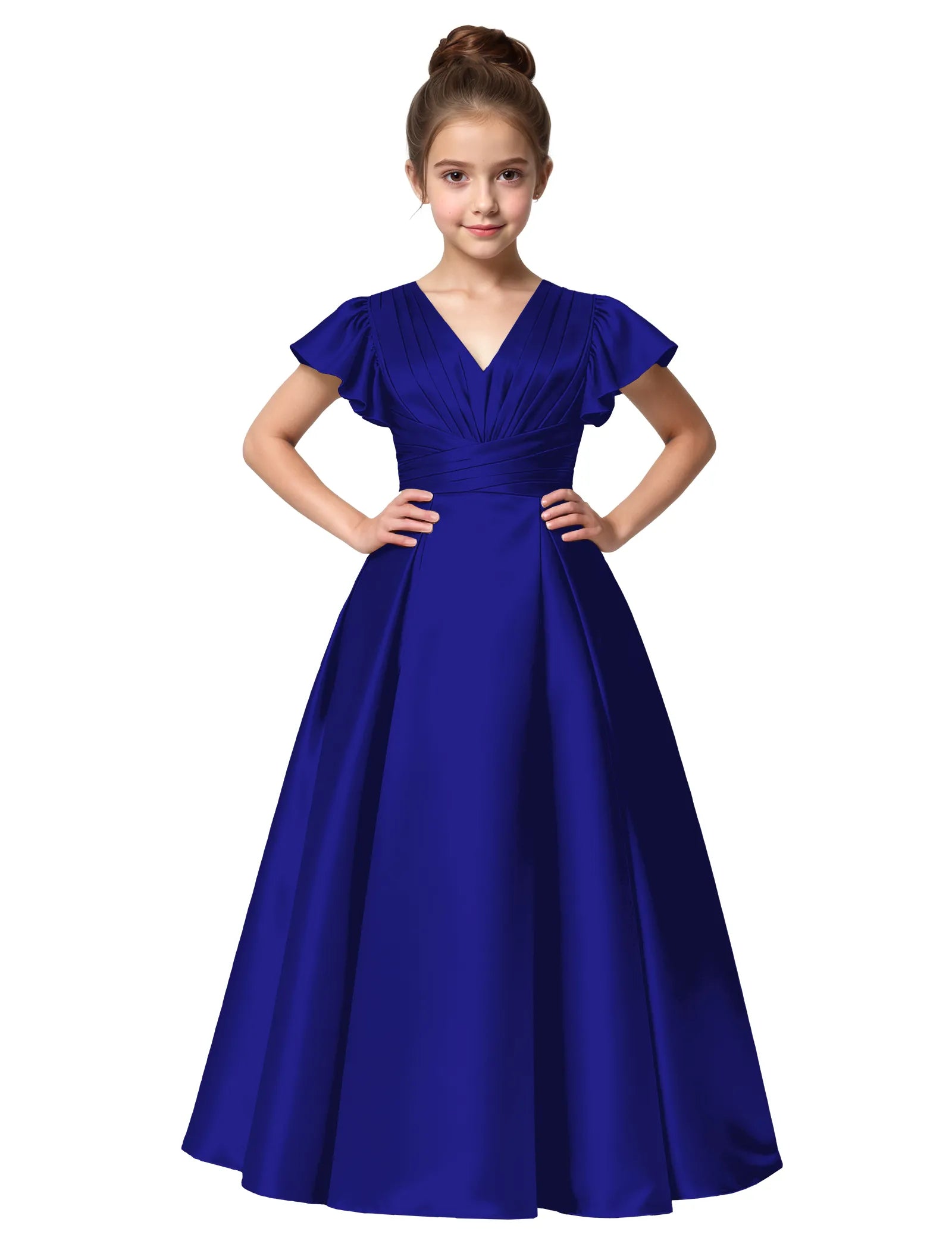 Vestido de princesa sin mangas de encaje