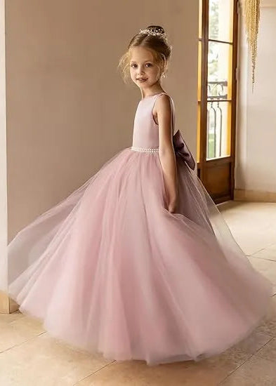 Classic Satin & Tulle Ball Gown