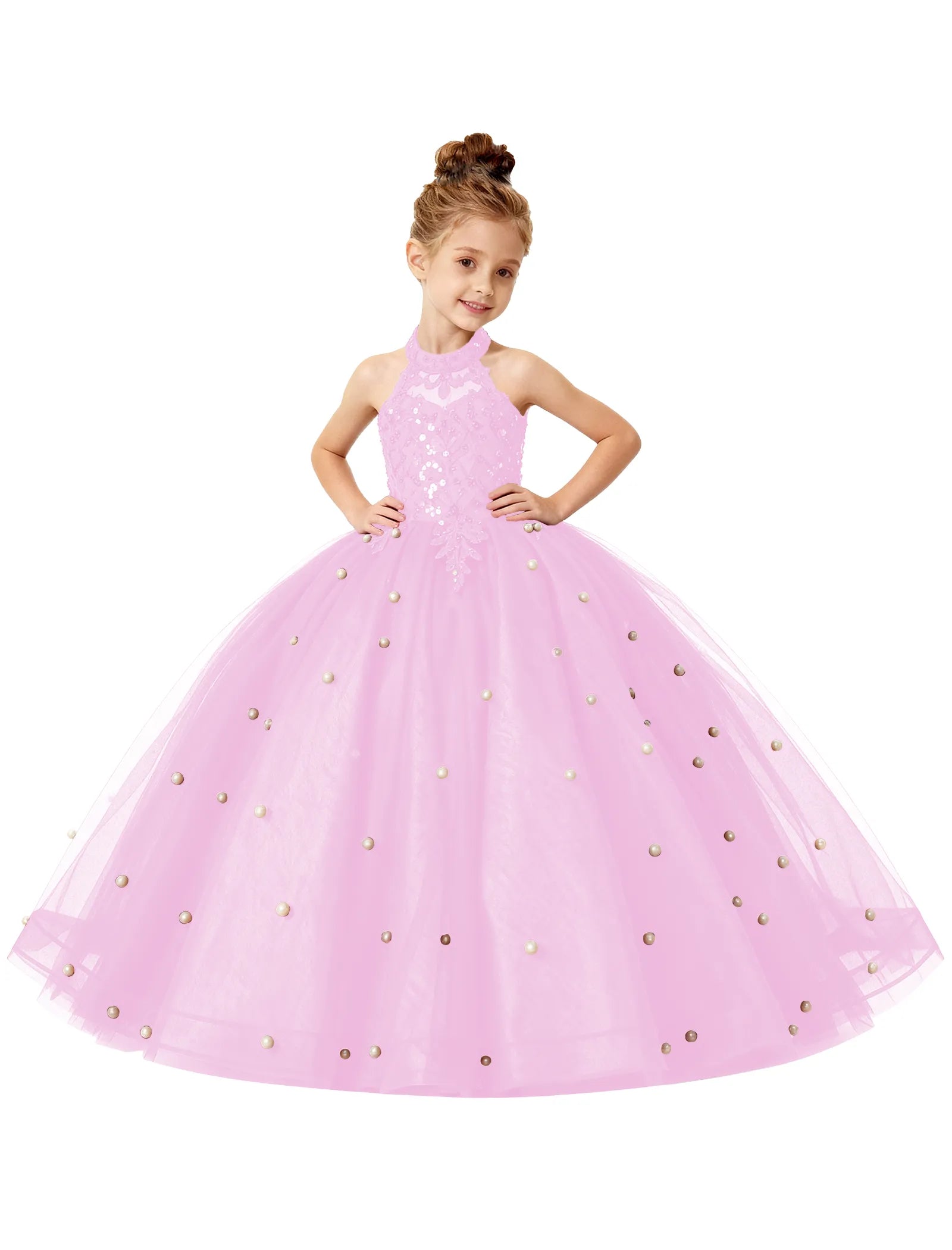 Koronkowa sukienka księżniczki z odkrytymi ramionami