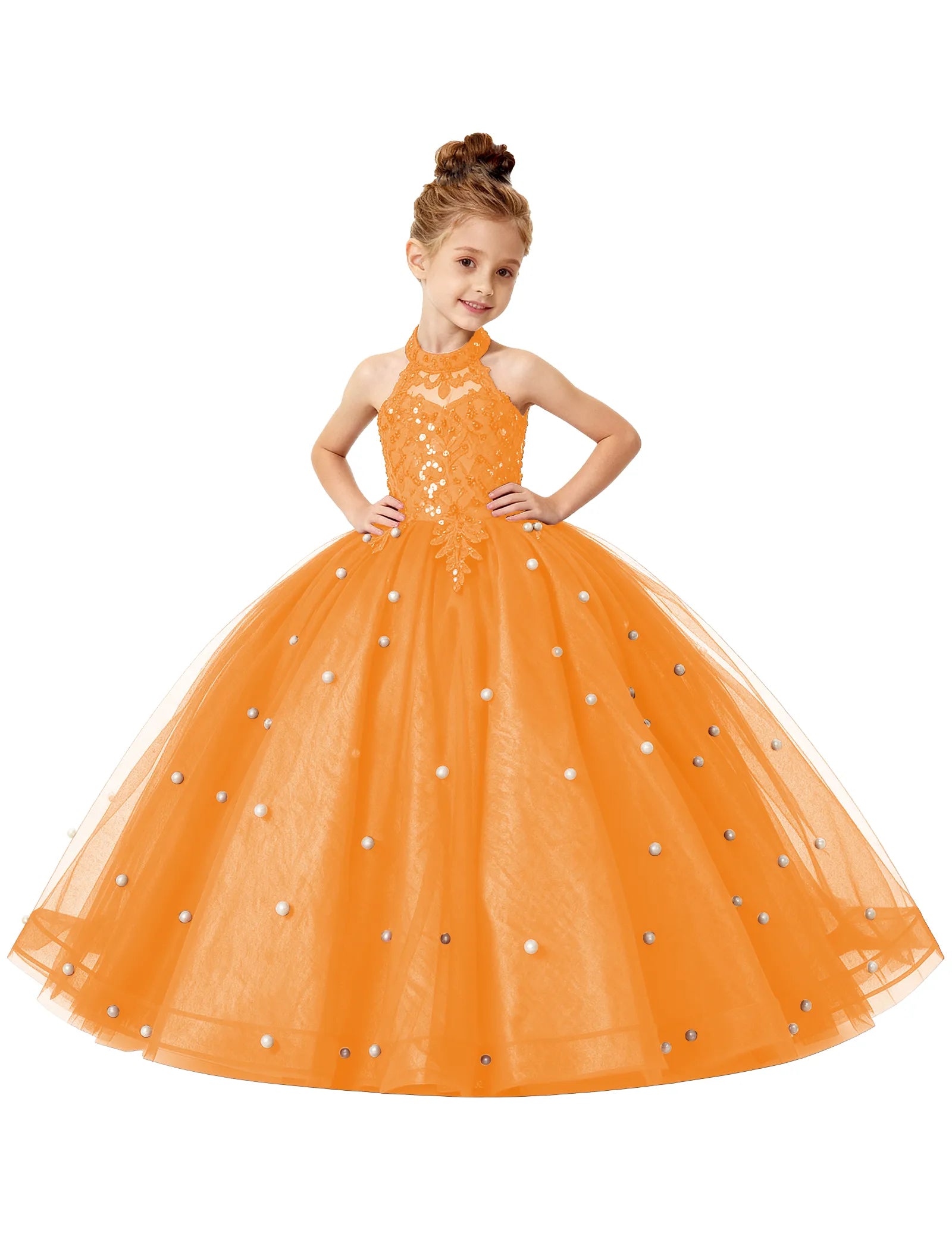 Koronkowa sukienka księżniczki z odkrytymi ramionami