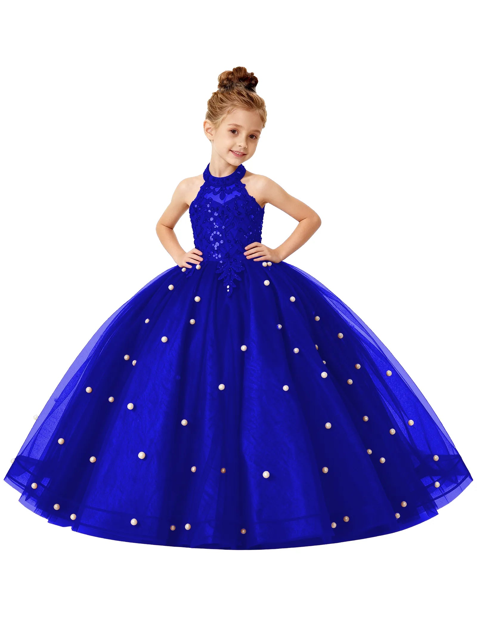 Koronkowa sukienka księżniczki z odkrytymi ramionami