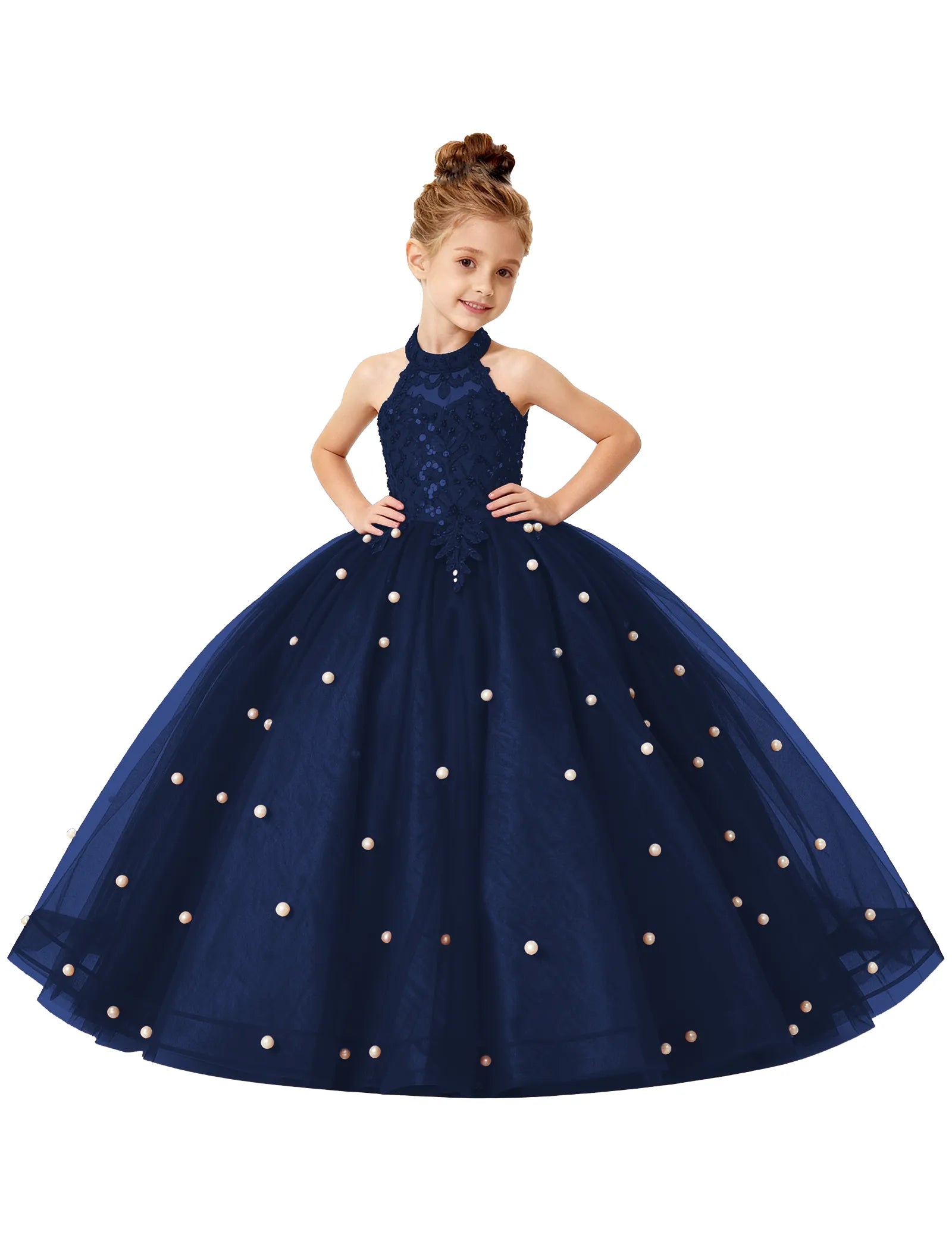 Koronkowa sukienka księżniczki z odkrytymi ramionami