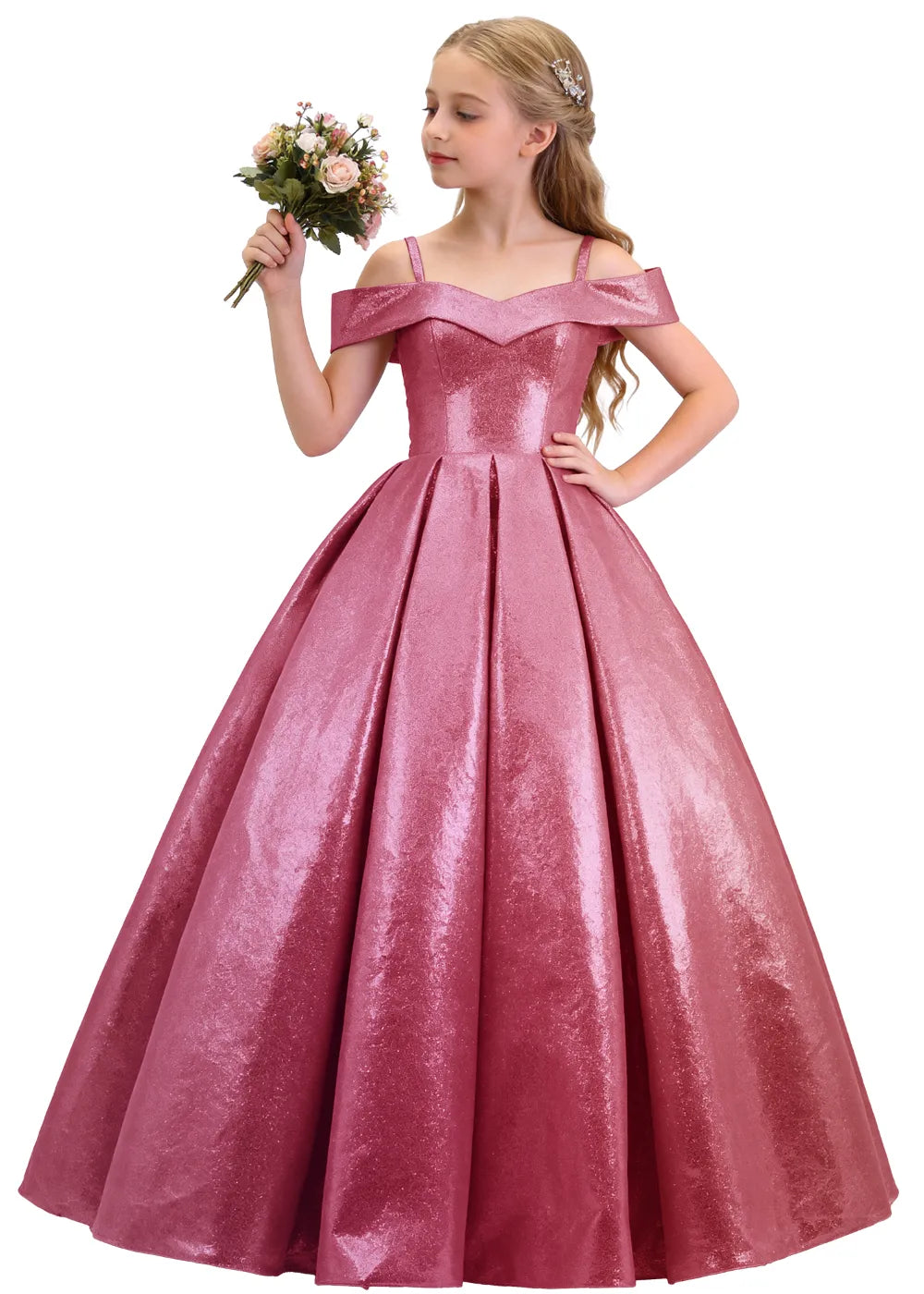 Princess Style Off Shoulder Formal Dress