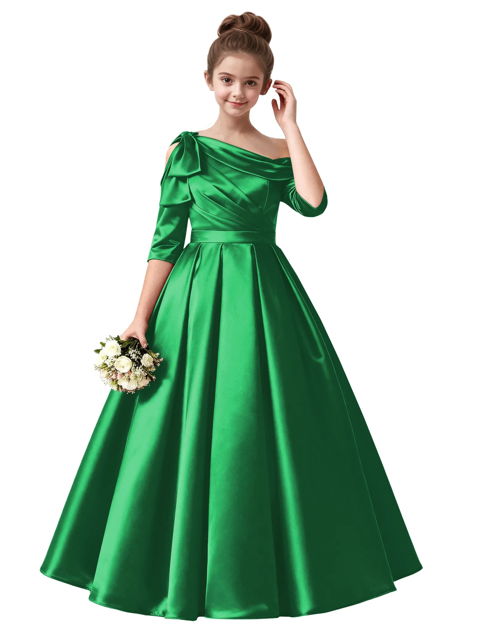 Vestido de princesa sin mangas de encaje