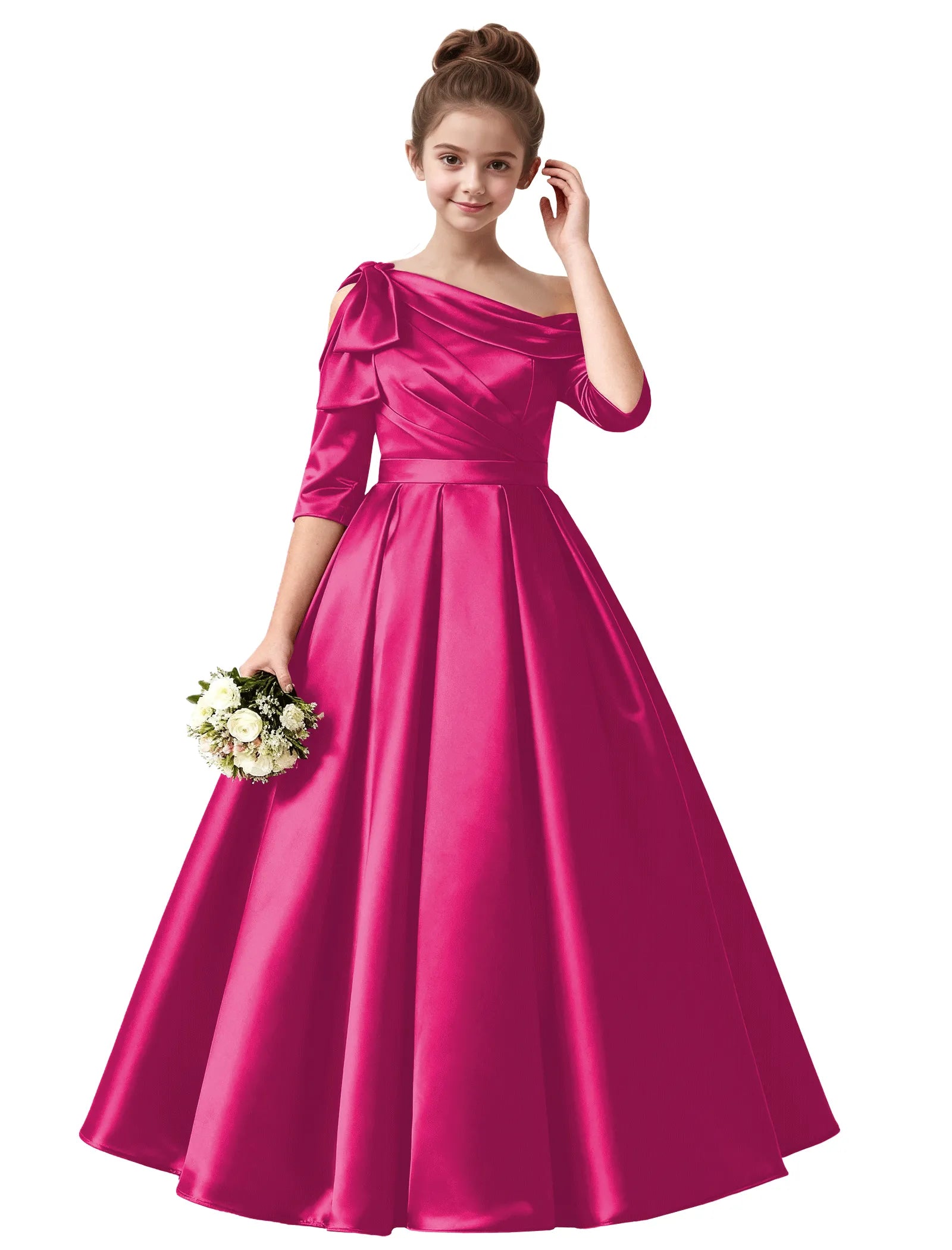Vestido de princesa sin mangas de encaje
