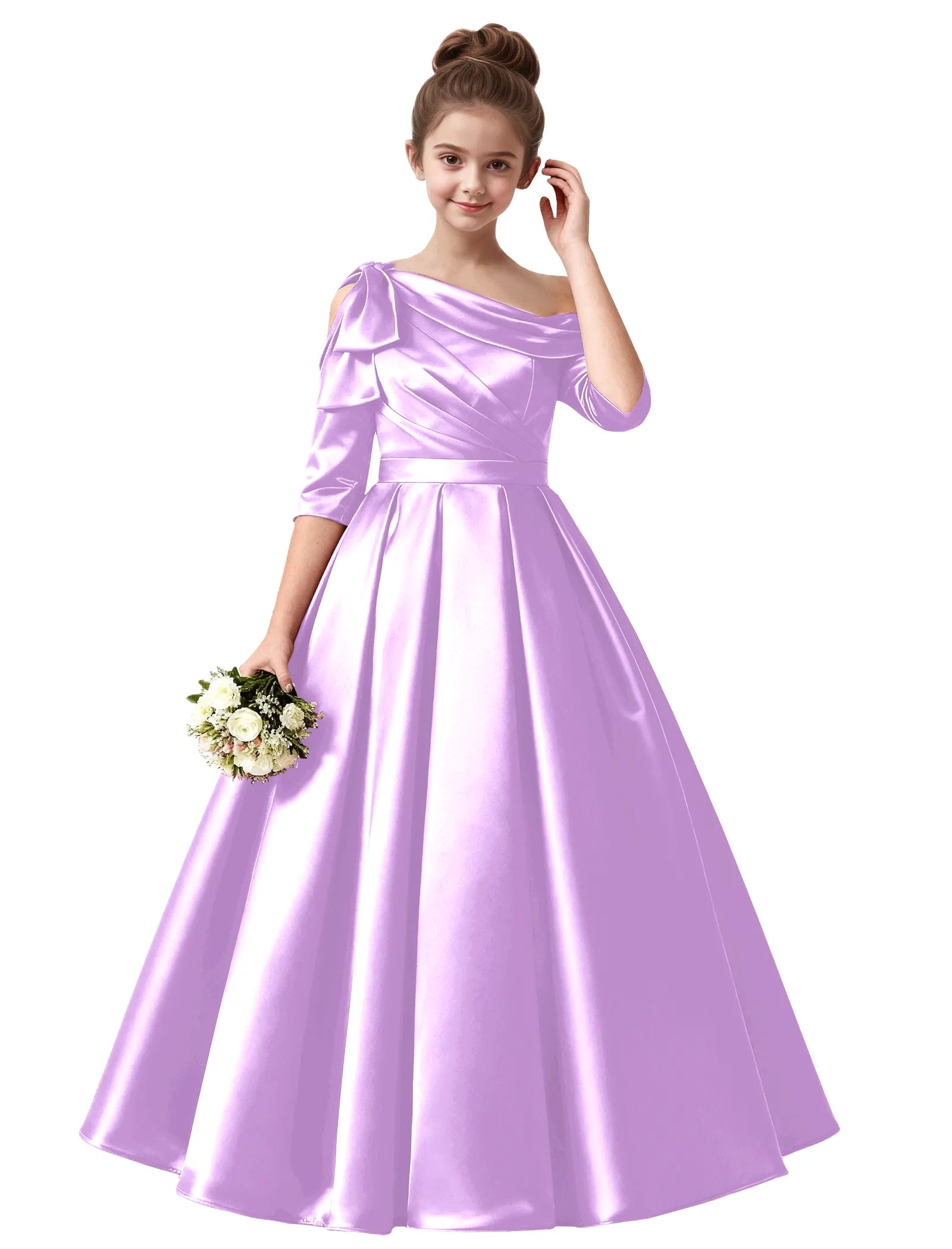 Vestido de princesa sin mangas de encaje