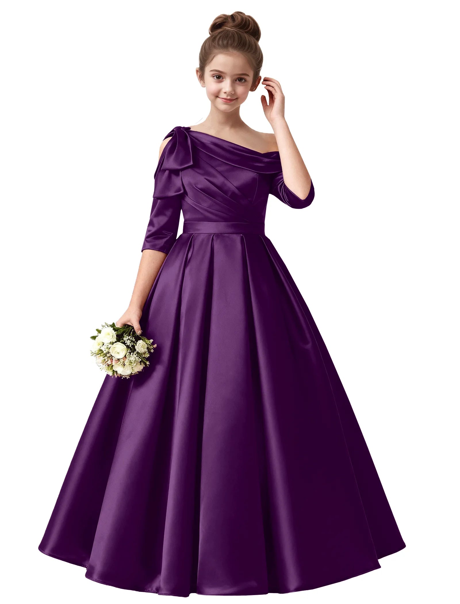 Vestido de princesa sin mangas de encaje